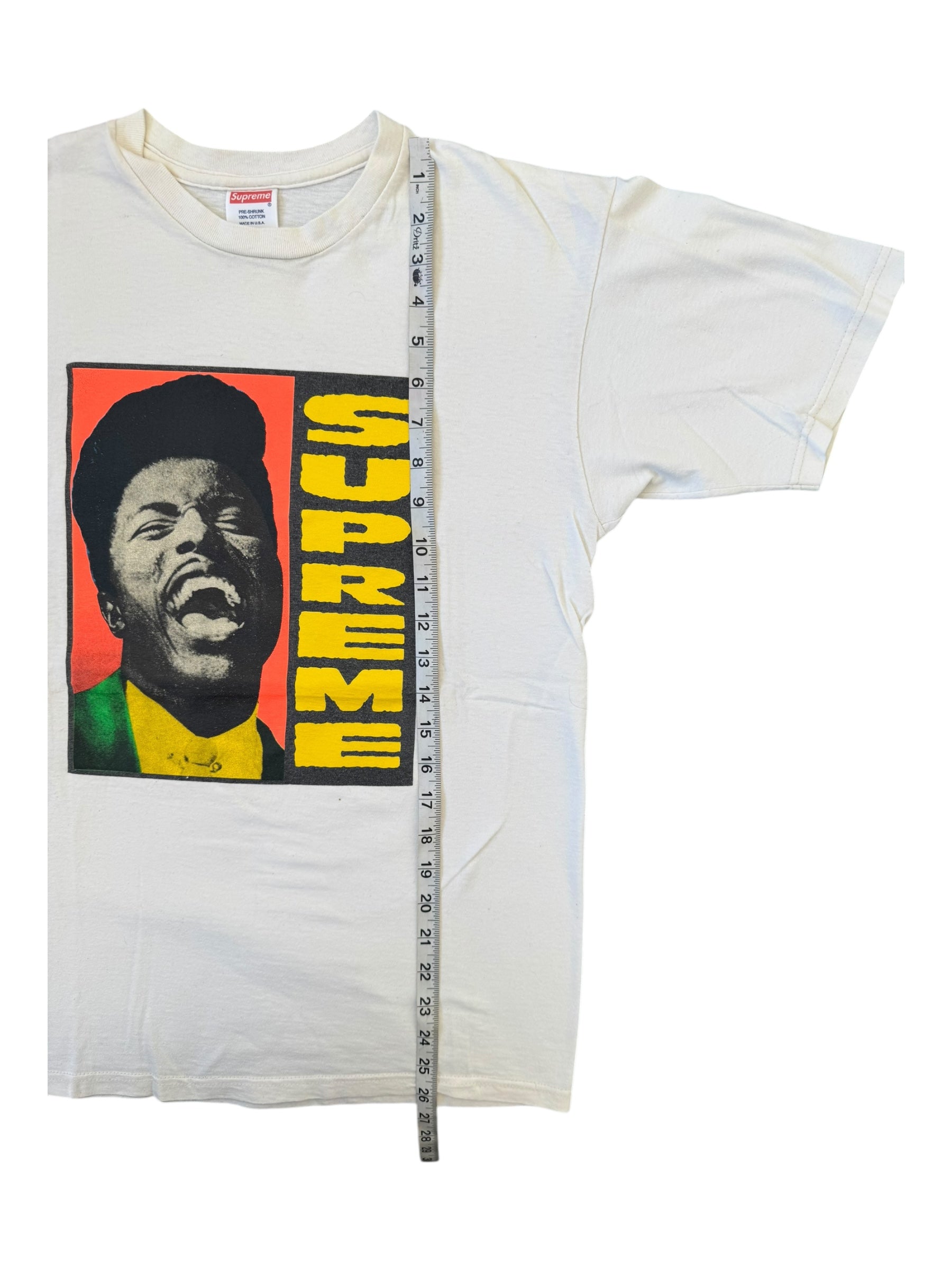 Supreme FW11 “Little Richard” White T-Shirt Size Medium
