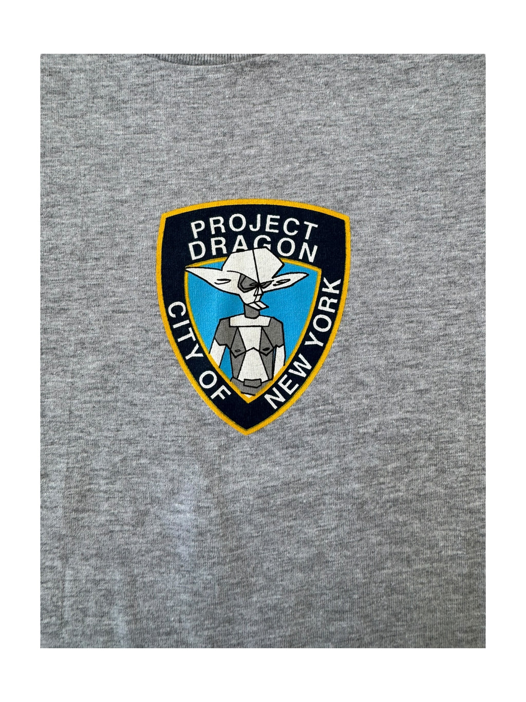 Futura 90s Grey Project Dragon Pointman Police Badge Size XL
