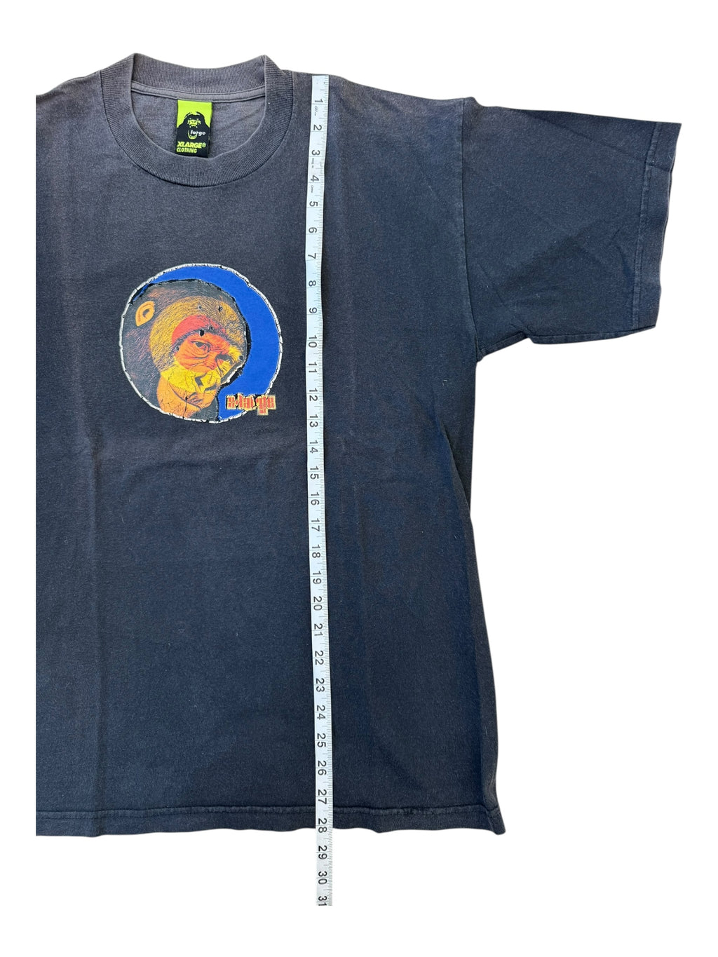 X-Large 00s Chimpanzee Black T-Shirt Size Large