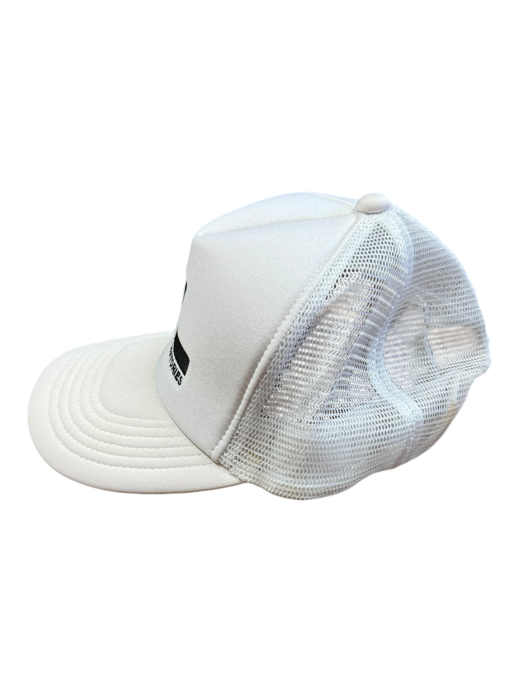 Futura 90s White Futura Laboratories Snapback Trucker Hat