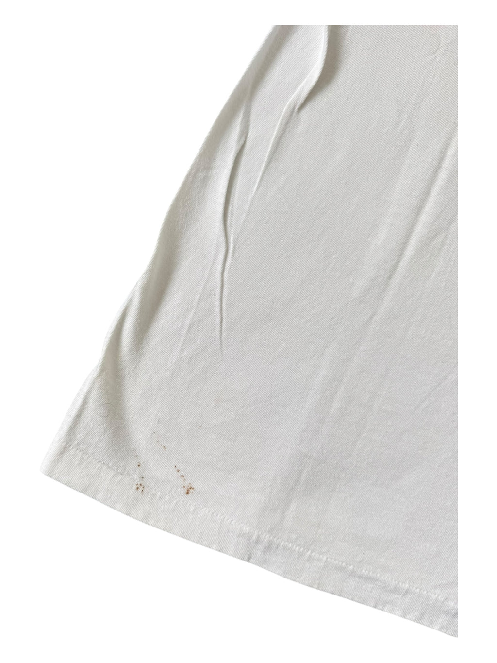 Stussy 80s Beach Crew Pink Logo White T-Shirt Size XL