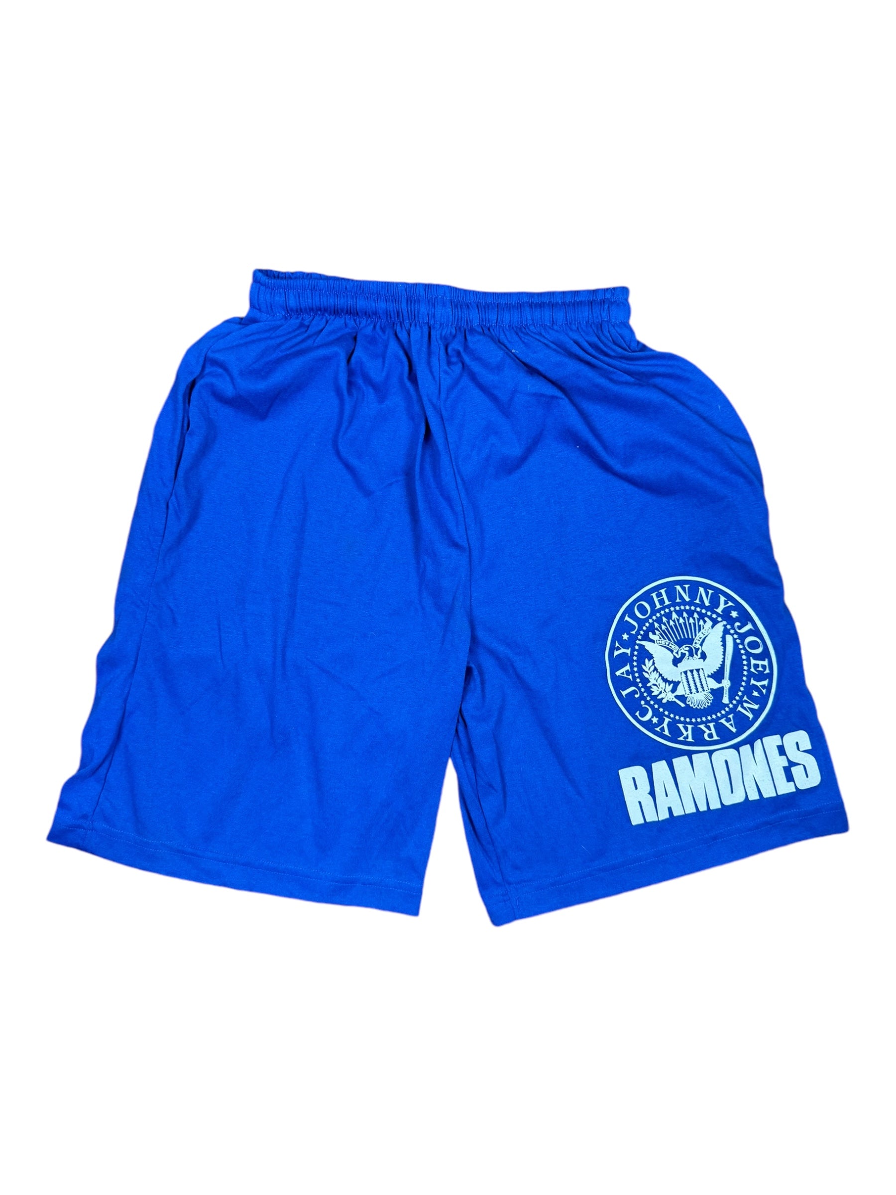 Ramones Tour Shorts Blue Size XL 90s Made in USA