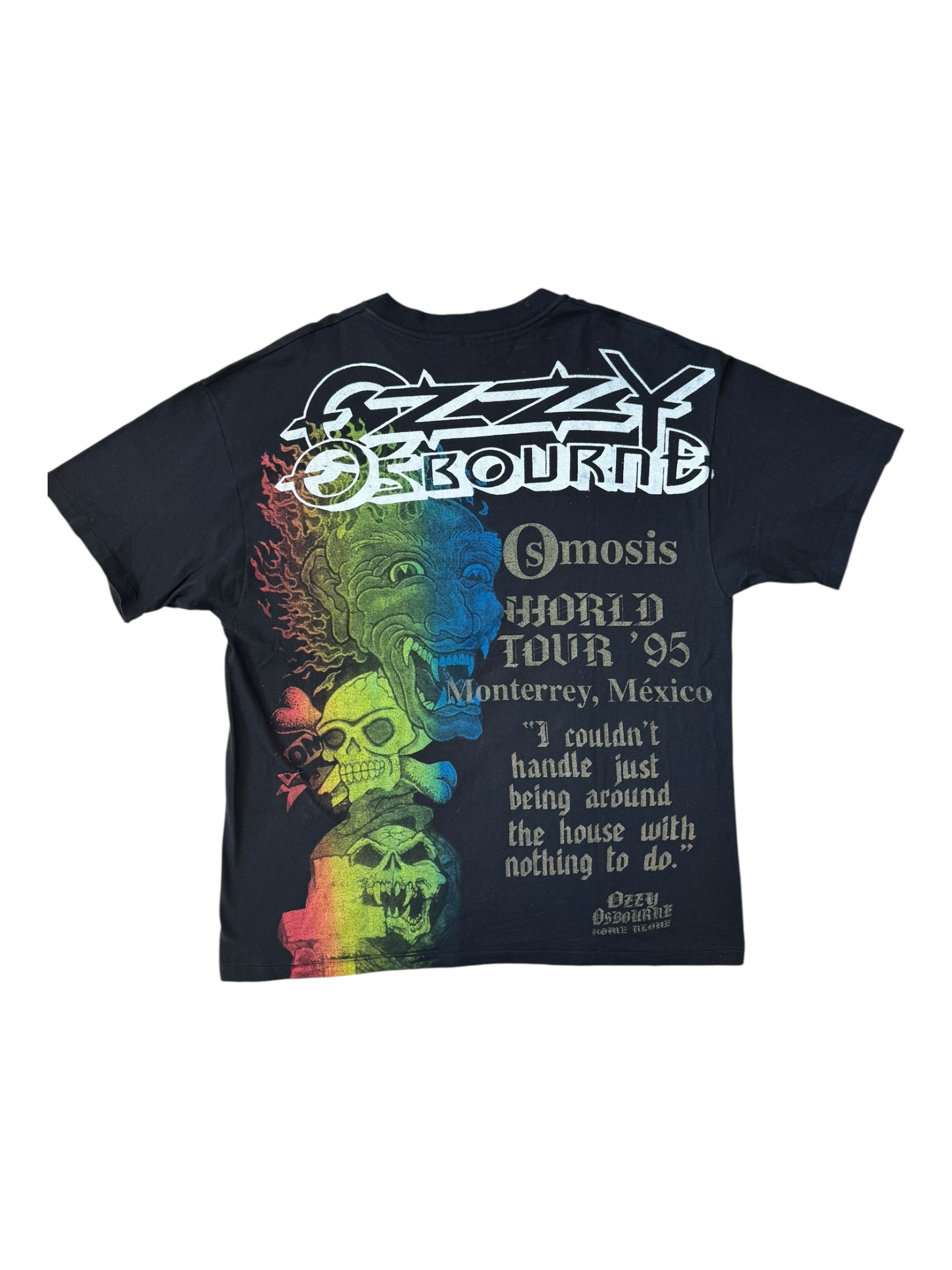 Ozzy Osbourne 1995 Peyote AOP Shirt Sz XL Osmosis World Tour Mexico