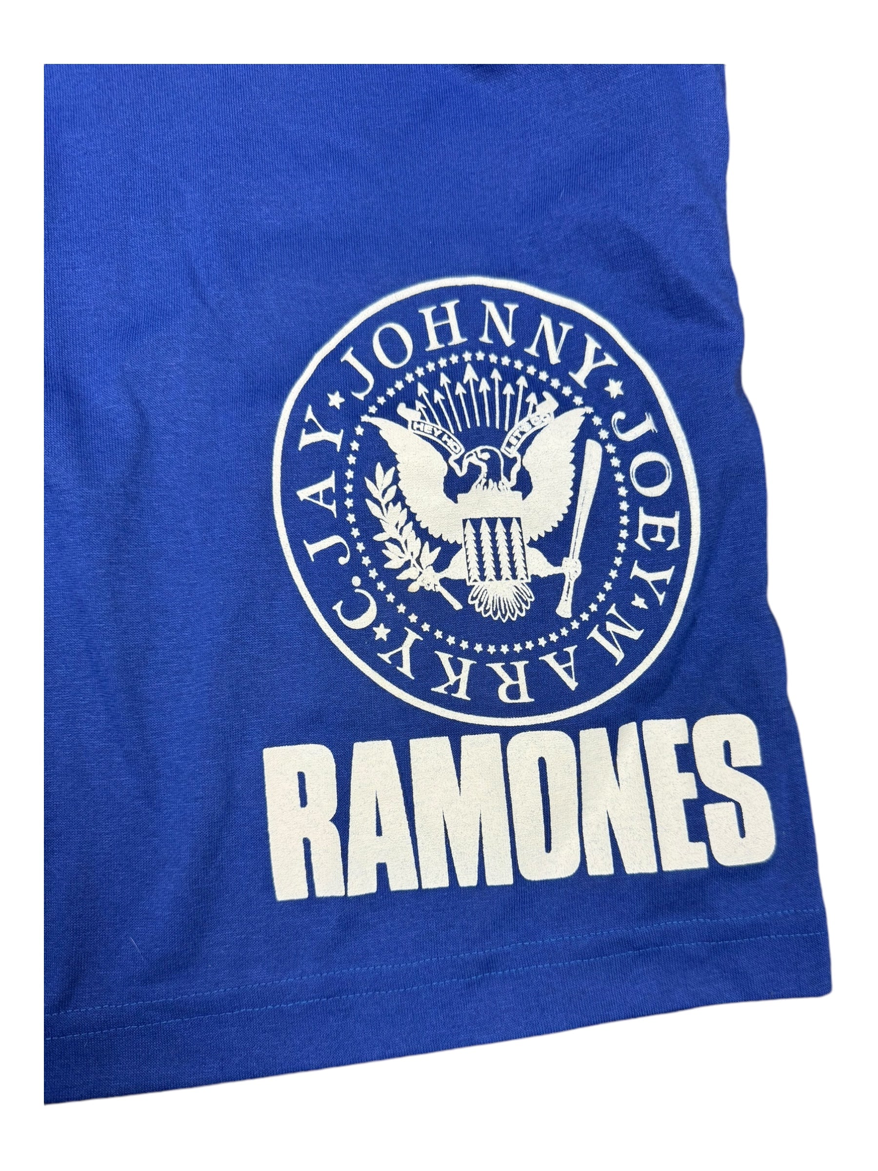 Ramones Tour Shorts Blue Size XL 90s Made in USA
