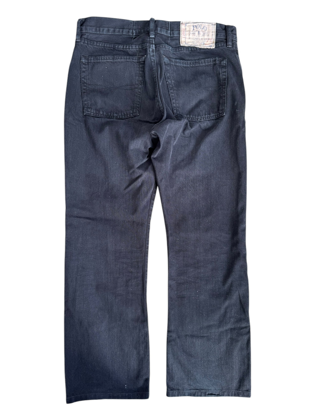 Polo Ralph Lauren 867 Classic Fit Hudson Black Mens 34x32 Jeans