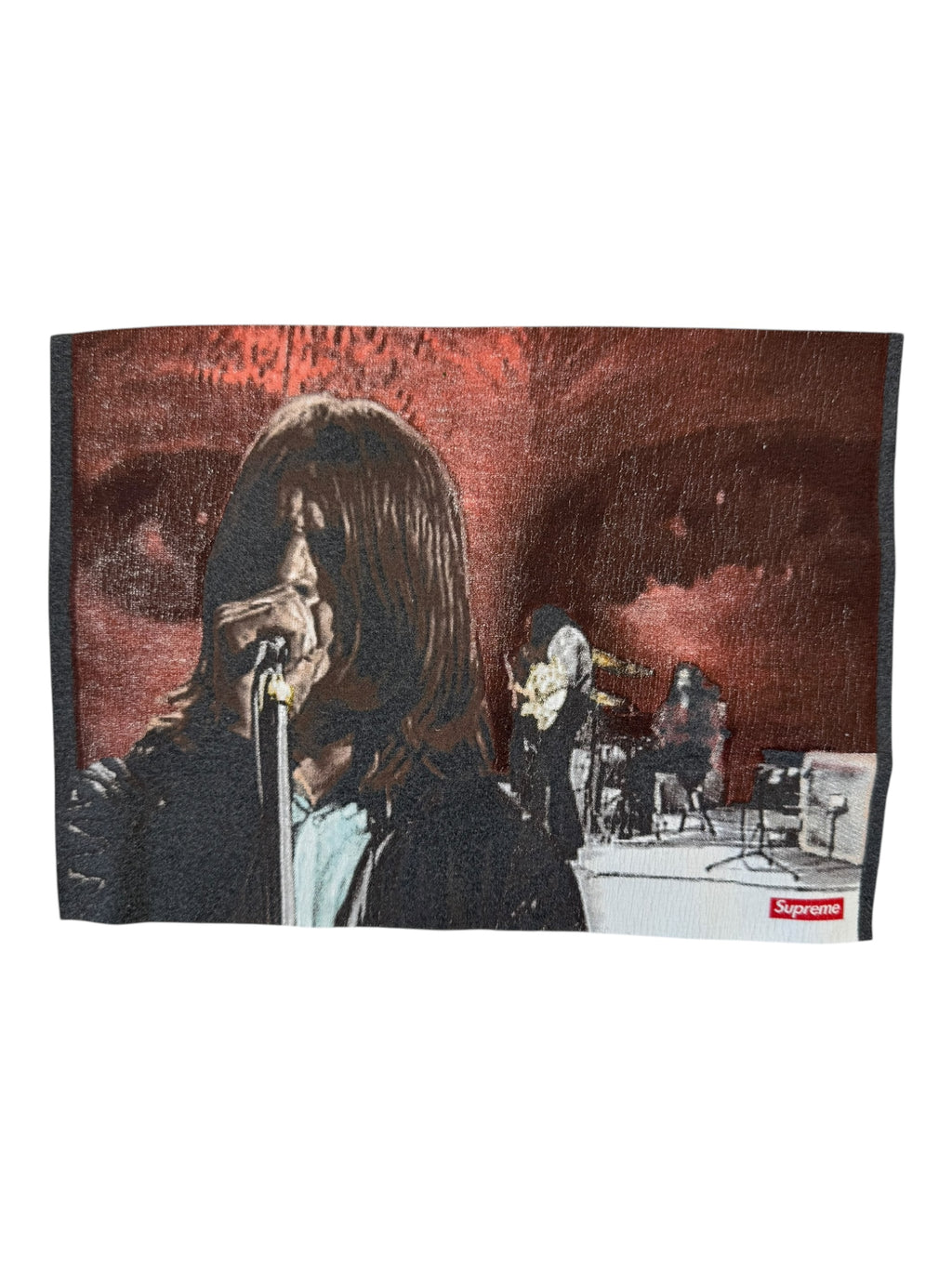 Supreme SS16 Black Sabbath Paranoid Ozzy Osbourne White T-Shirt Size Large