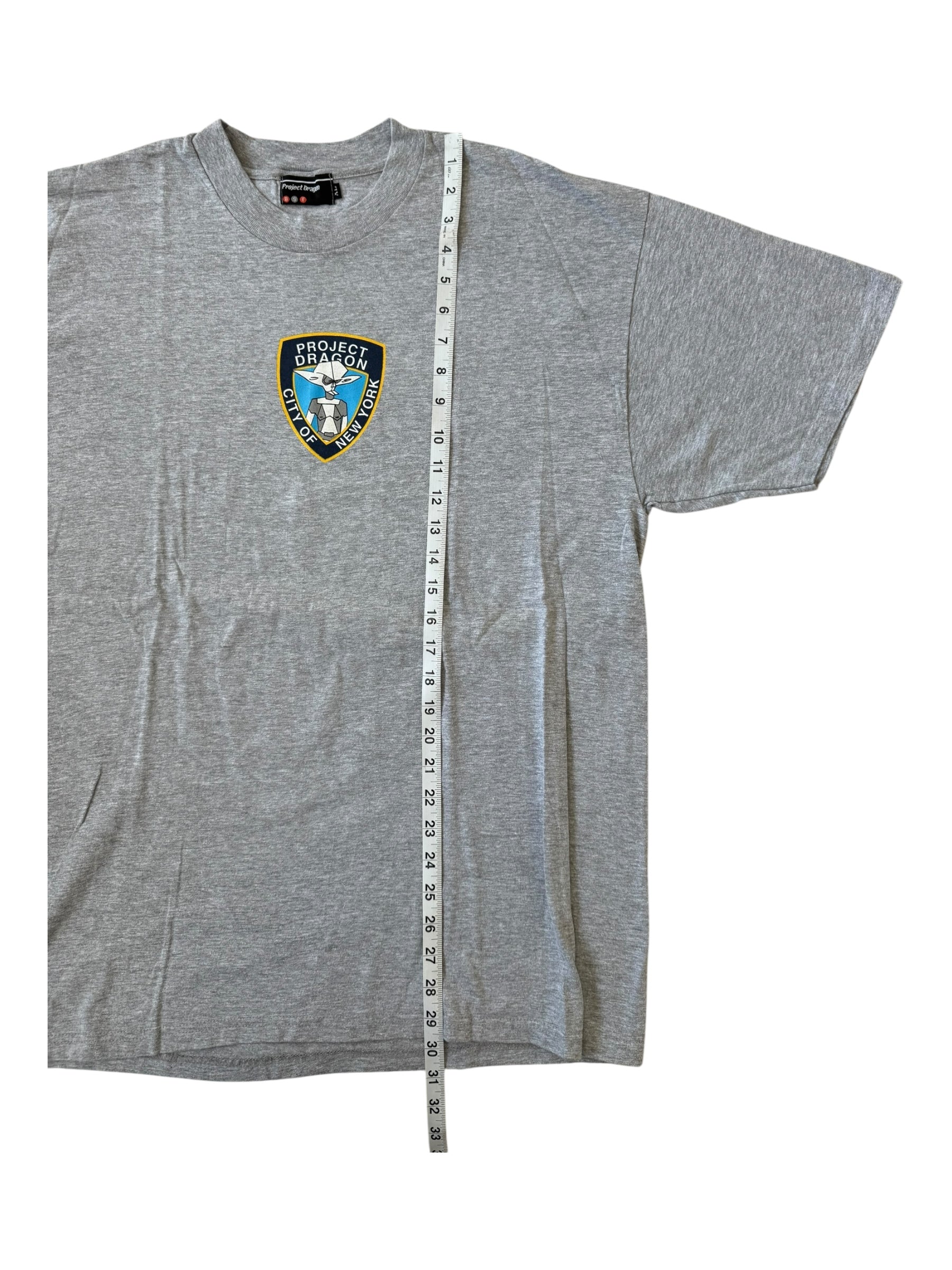 Futura 90s Grey Project Dragon Pointman Police Badge Size XL