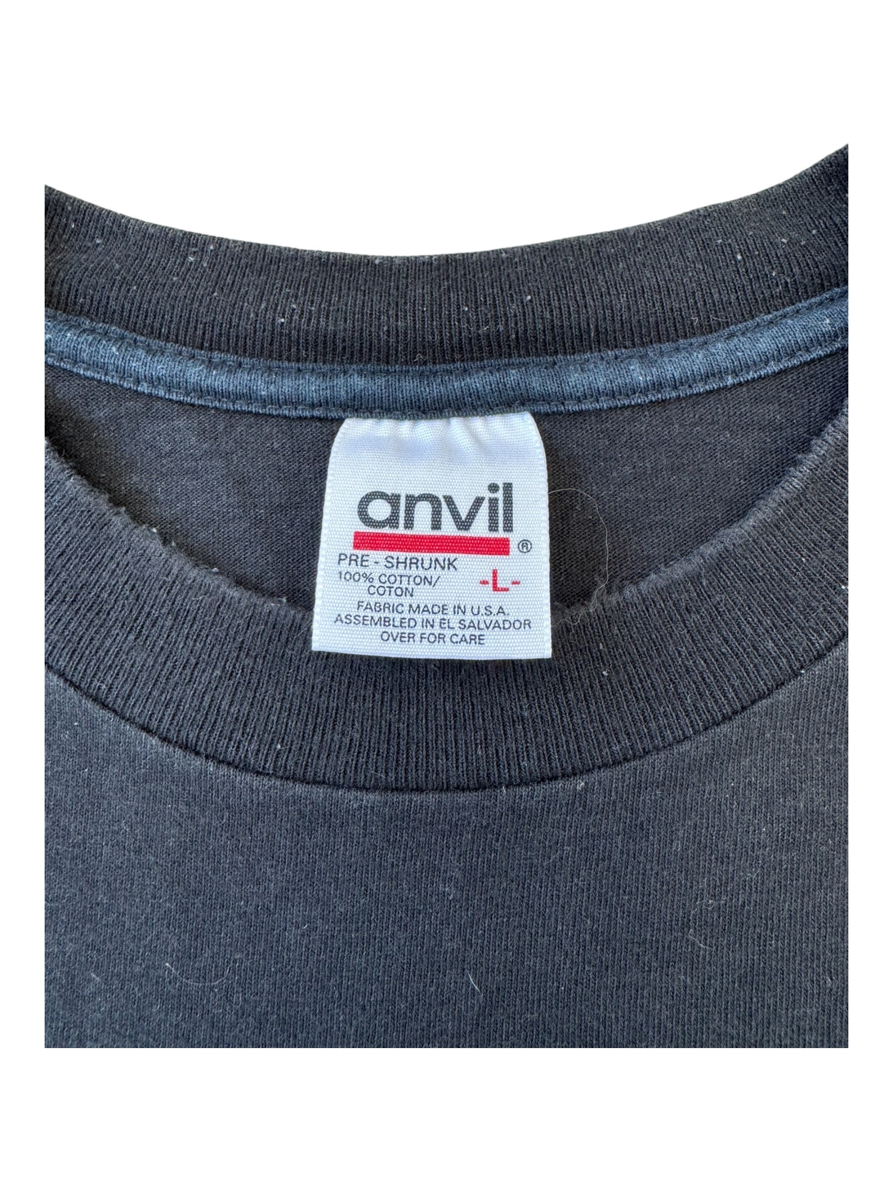 Futura 90s Black Undercover Pointman Collage Anvil Tag Size Large