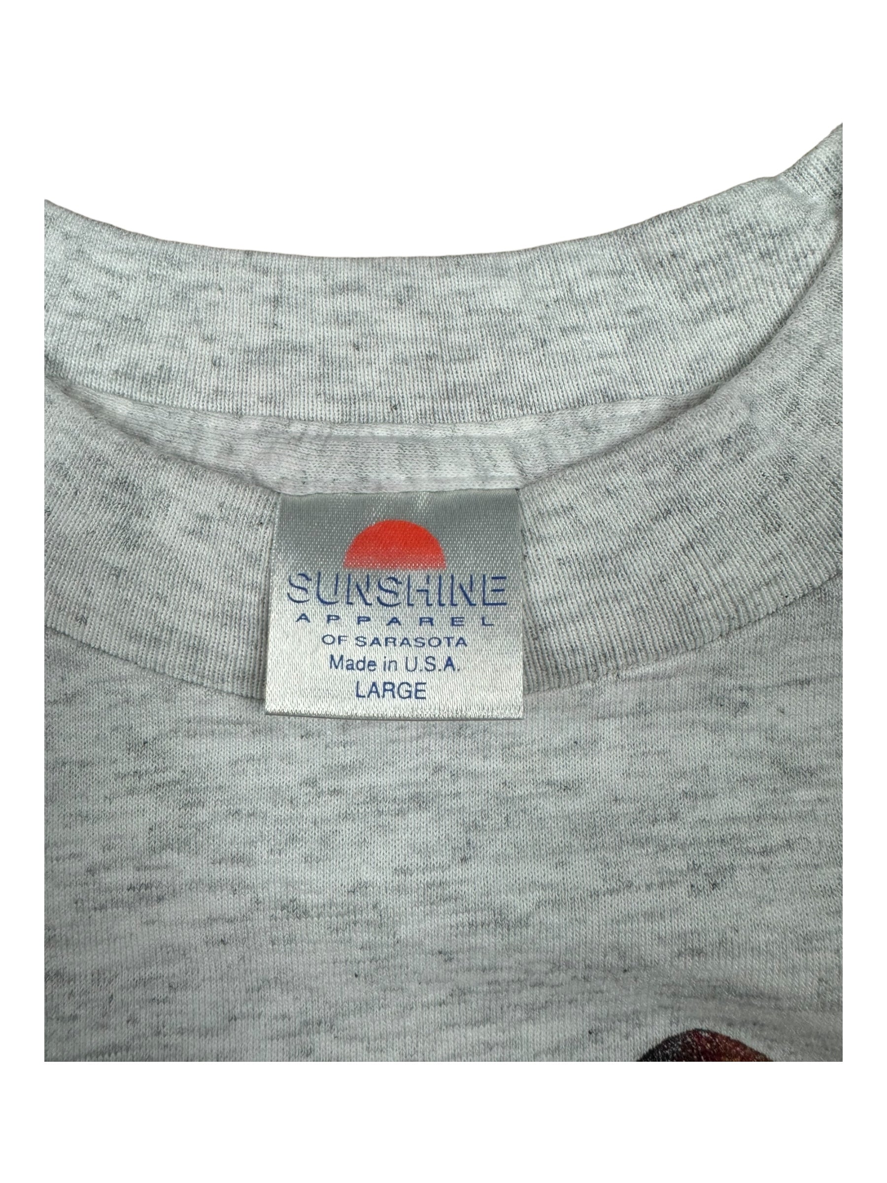 NASA Space Coast USA Florida Large T-Shirt Shuttle Single Stitch 90s