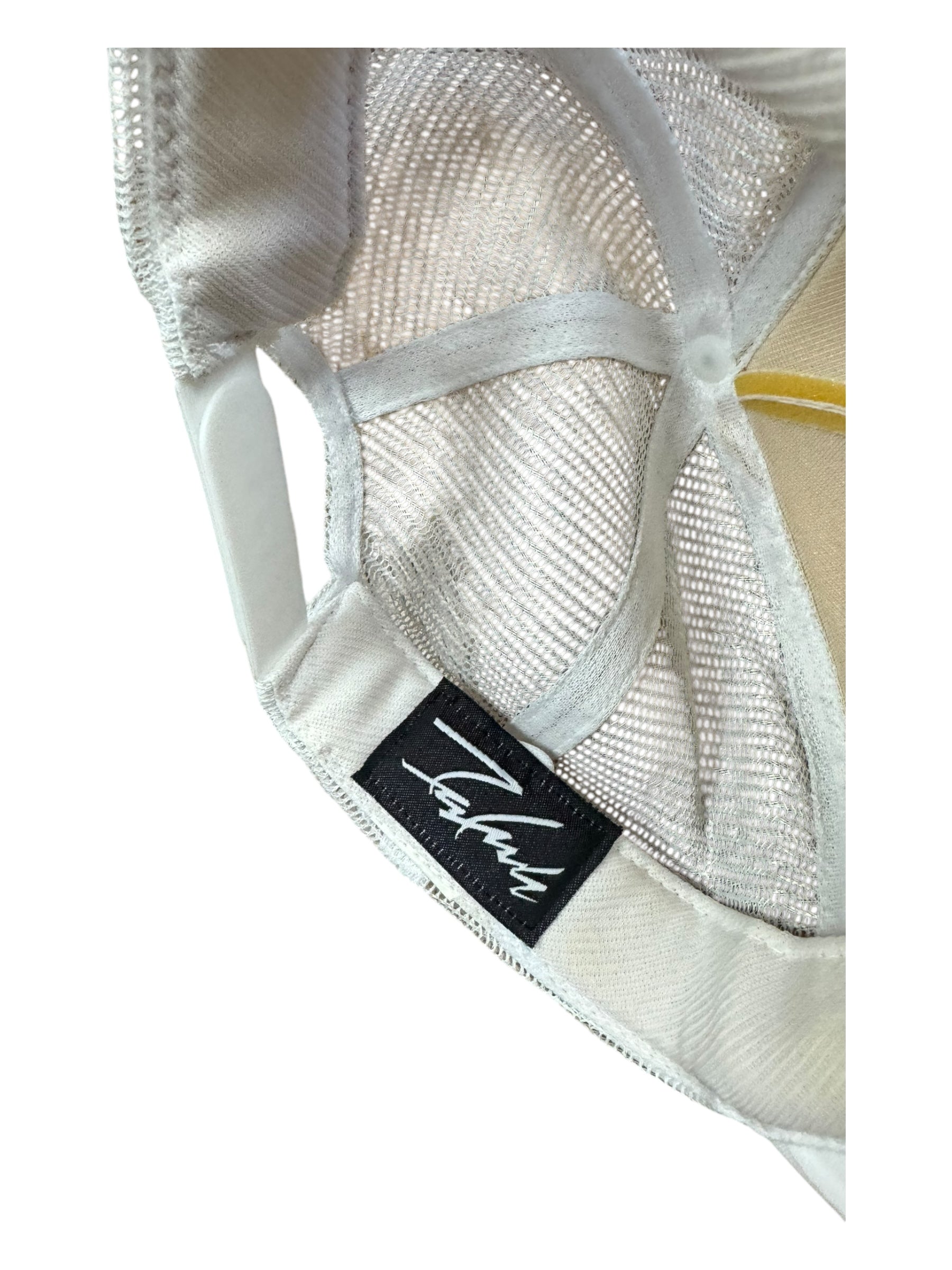 Futura 90s White Futura Laboratories Snapback Trucker Hat