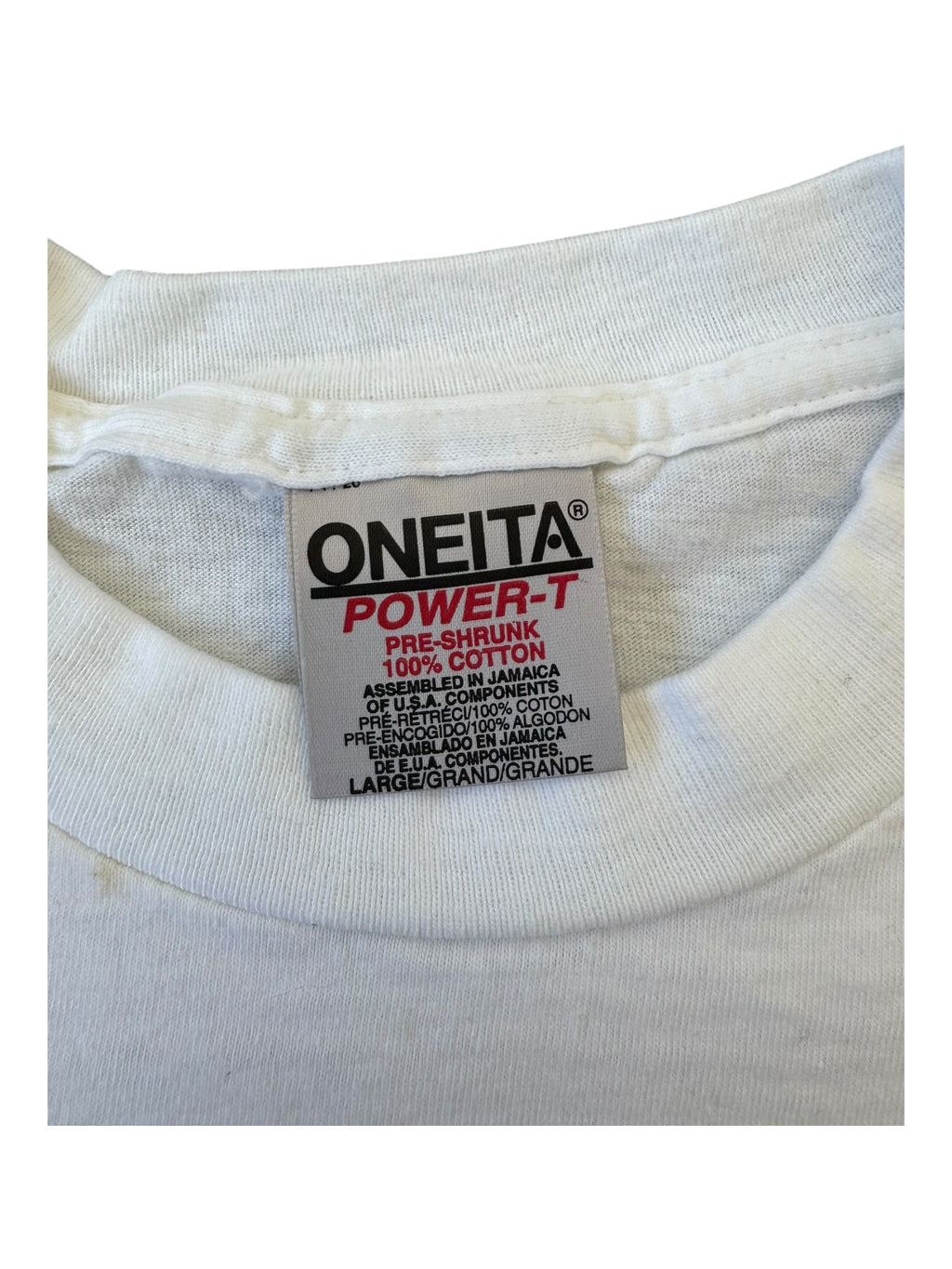 Bape 90s Nowhere 5 Year Anniversary Oneita Size Large