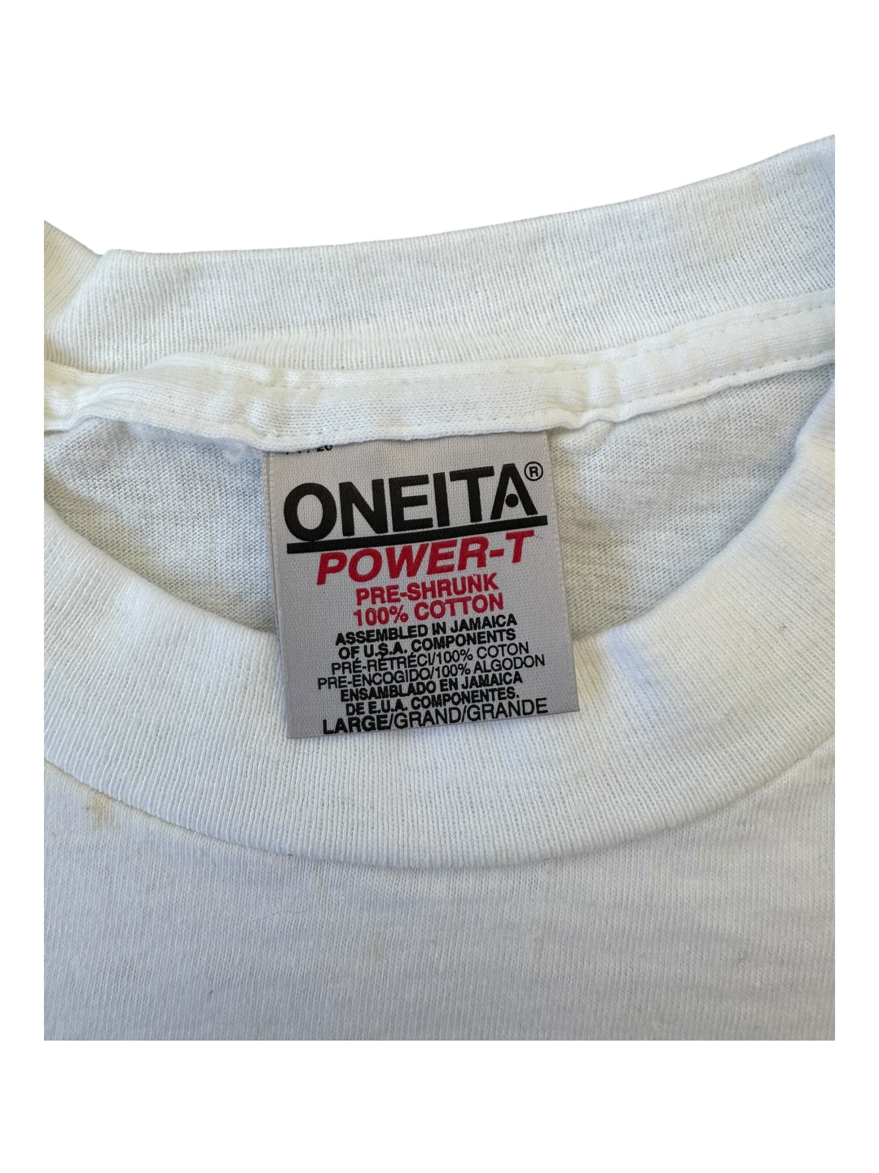 Bape 90s Nowhere 5 Year Anniversary Oneita Size Large