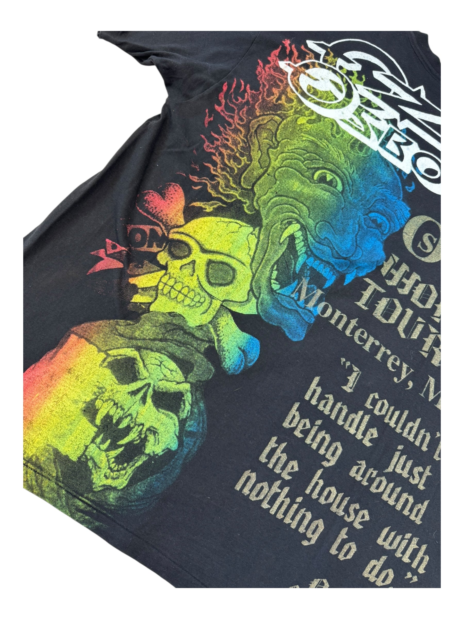 Ozzy Osbourne 1995 Peyote AOP Shirt Sz XL Osmosis World Tour Mexico