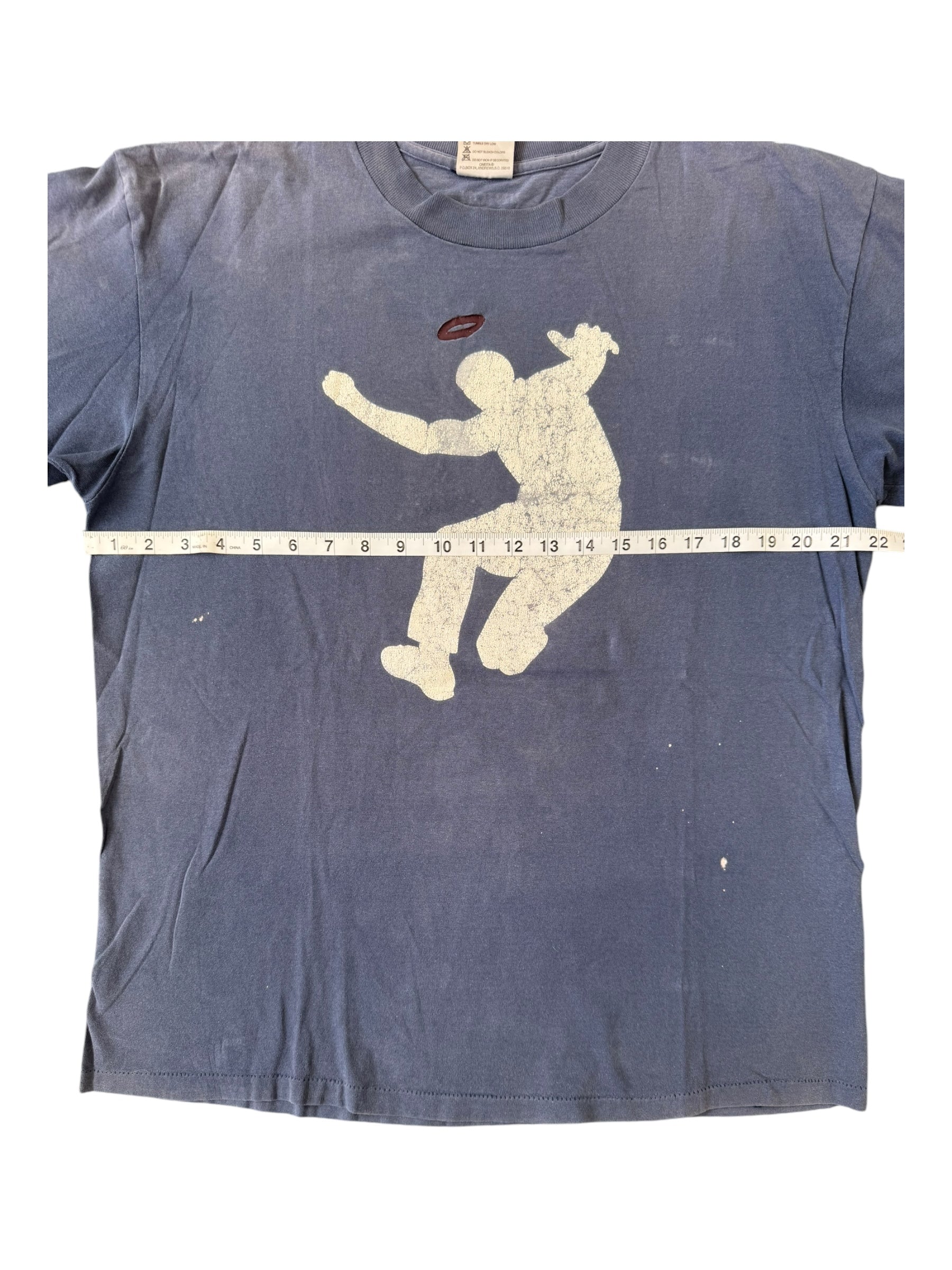 Union 90s Navy Frontman #12 Faded Oneita Tag Size Large