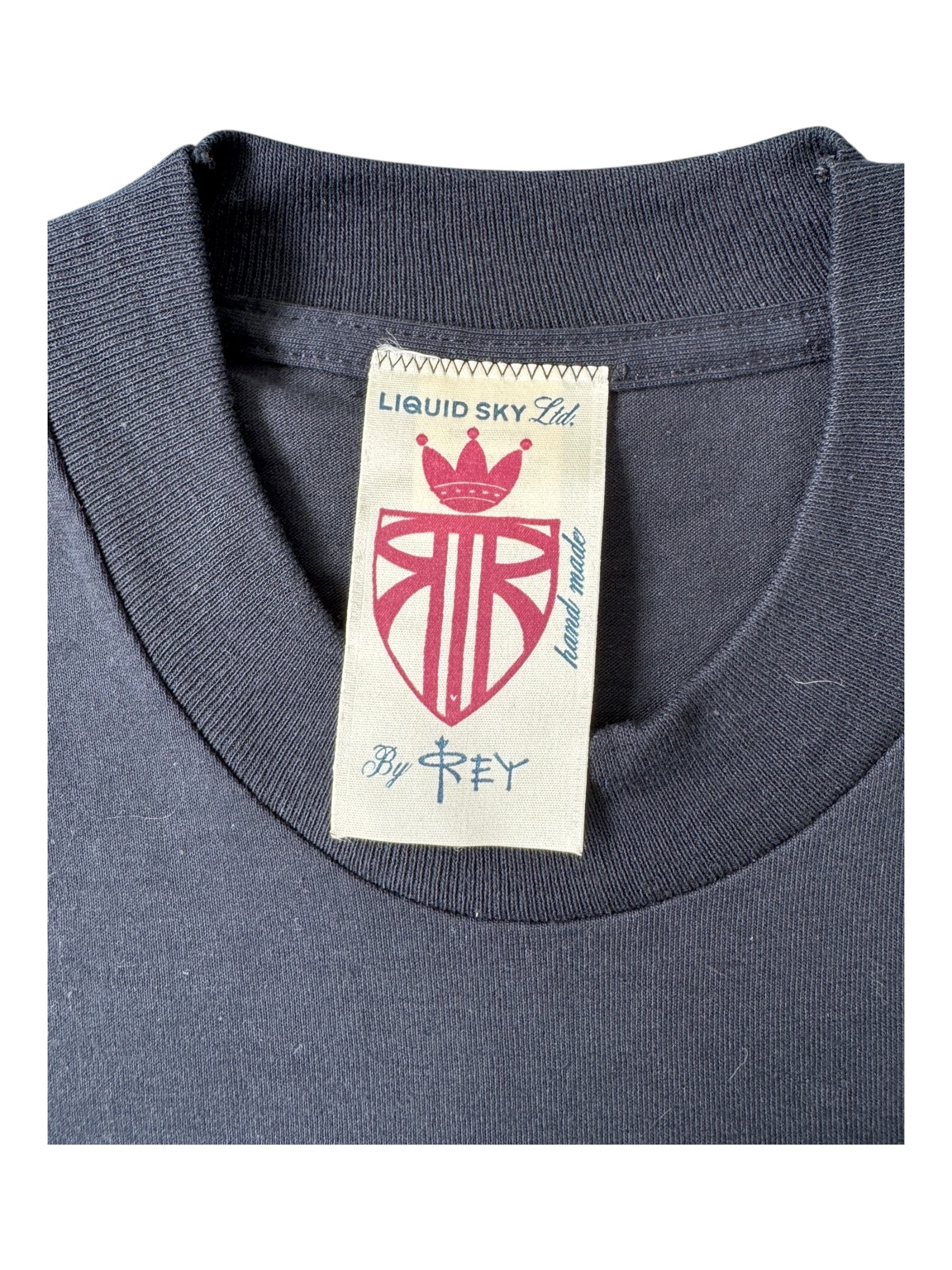 Liquid Sky Ltd by Rey Zorro 90s Stupid Stussy Rip Size Large Deadstock