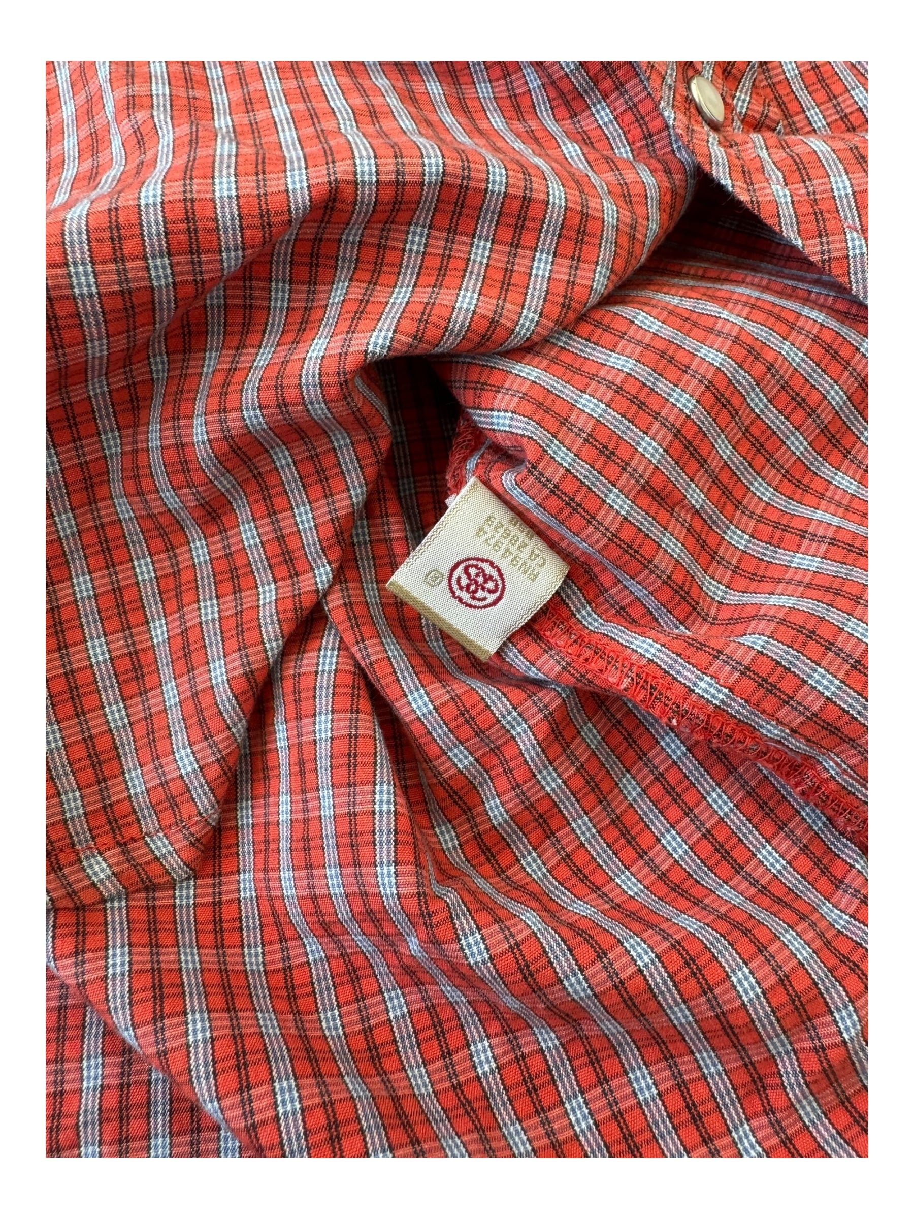 Stussy 00s Checkered Plaid Button Up Size Small