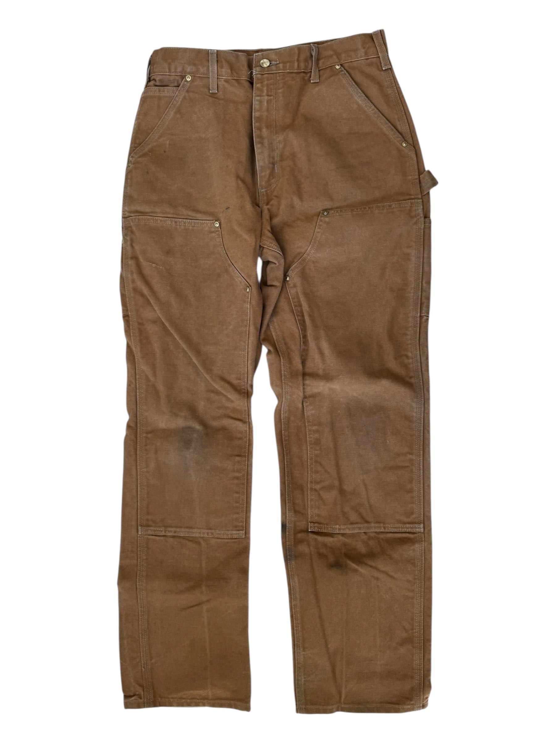 Carhartt 90s Tan Double Knees Size 32 x 34