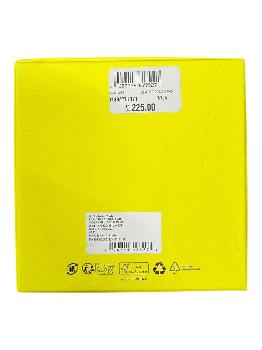 Futura x Marc Jacobs Pointman Silver Chain