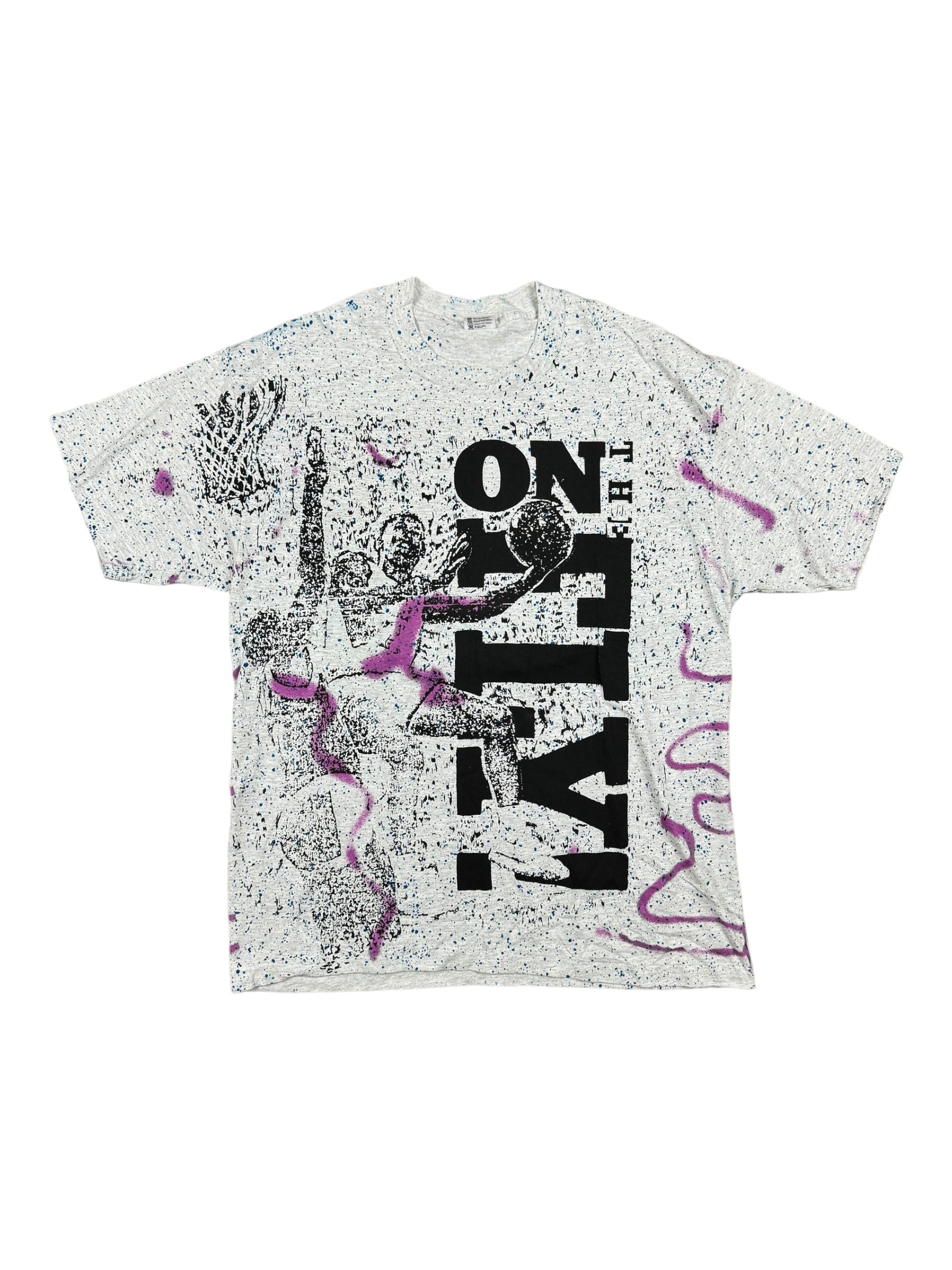 NBA 90s All-Overprint T-shirt ON THE FLY! size XL Magic Johnson Tee