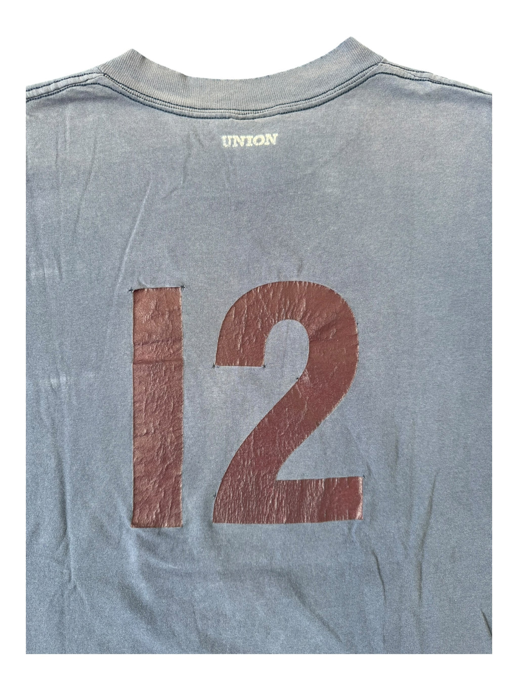 Union 90s Navy Frontman #12 Faded Oneita Tag Size Large