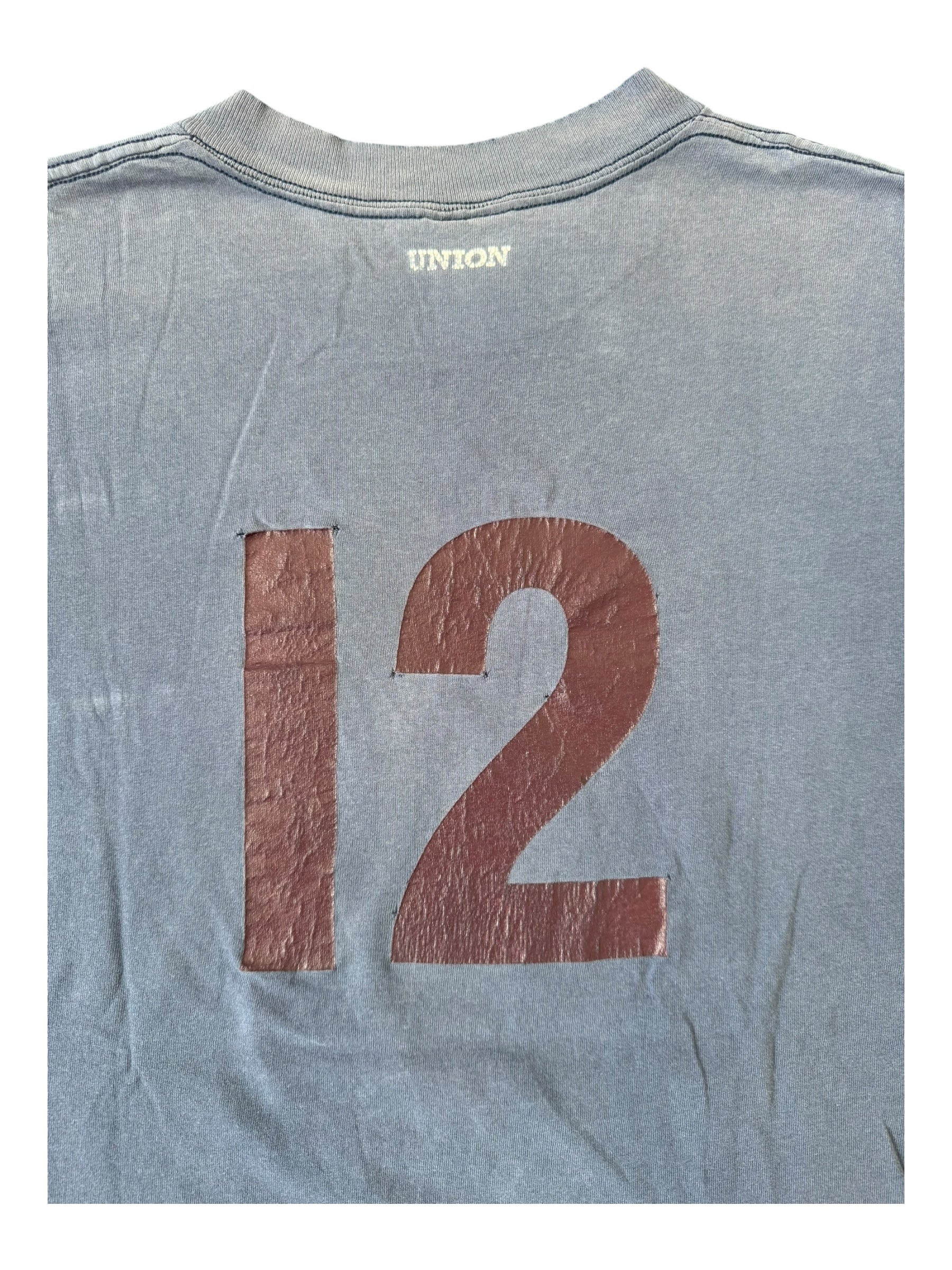 Union 90s Navy Frontman #12 Faded Oneita Tag Size Large