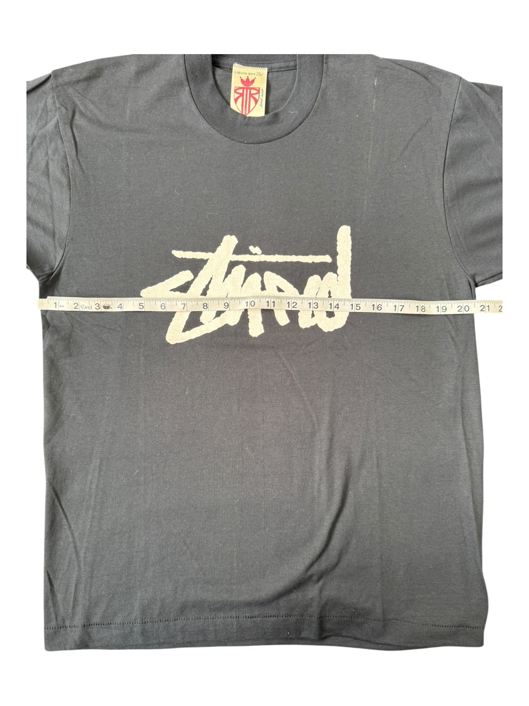 Liquid Sky Ltd by Rey Zorro 90s Stupid Stussy Rip Size Large Deadstock