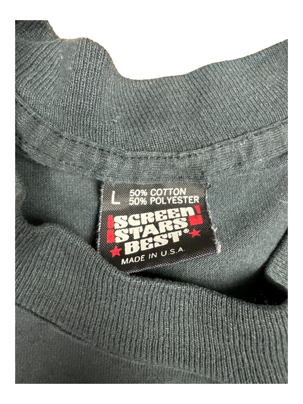 1989 Batman Big Head T-Shirt Black Men Large DC Comics