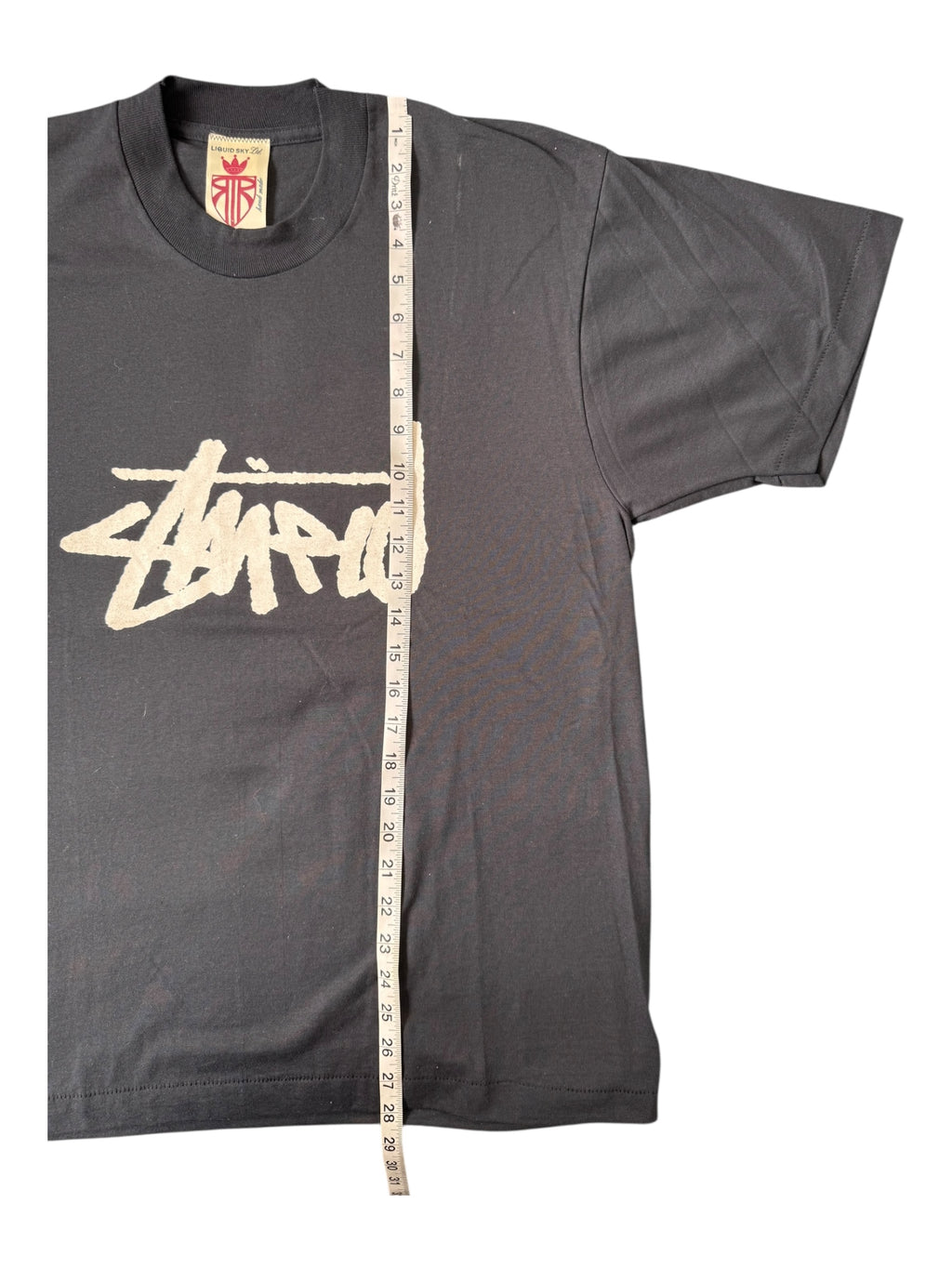 Liquid Sky Ltd by Rey Zorro 90s Stupid Stussy Rip Size Large Deadstock