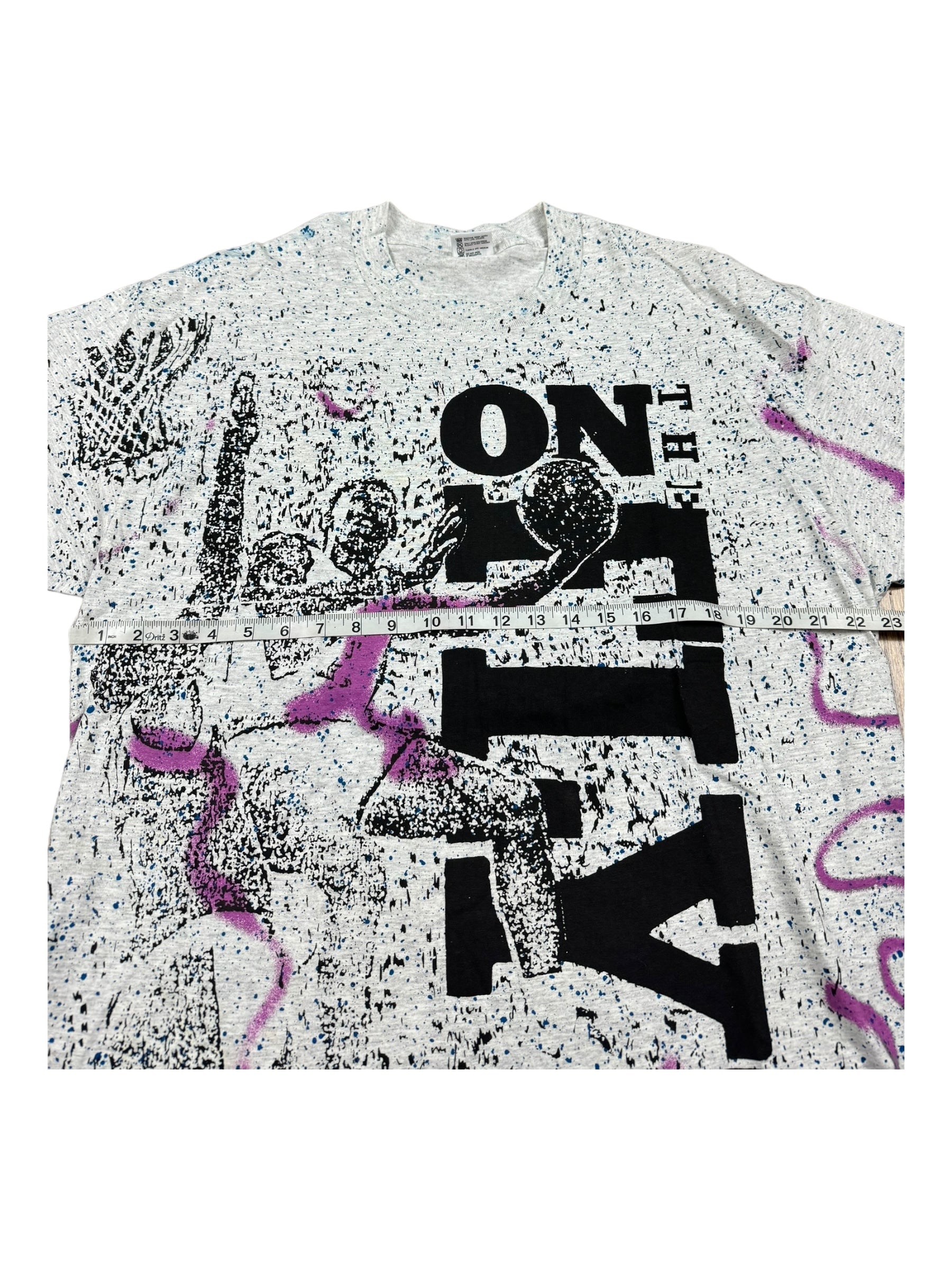 NBA 90s All-Overprint T-shirt ON THE FLY! size XL Magic Johnson Tee