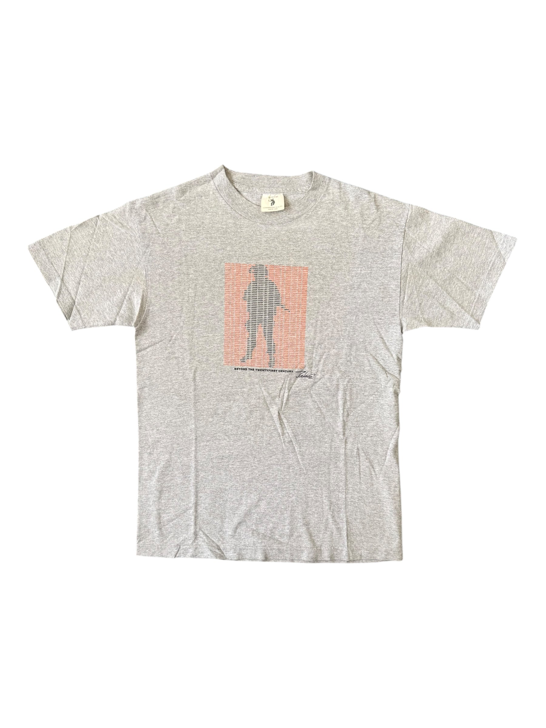 Union 90s Futura Soldier 10 Year Anniversary Grey T-Shirt Size Medium