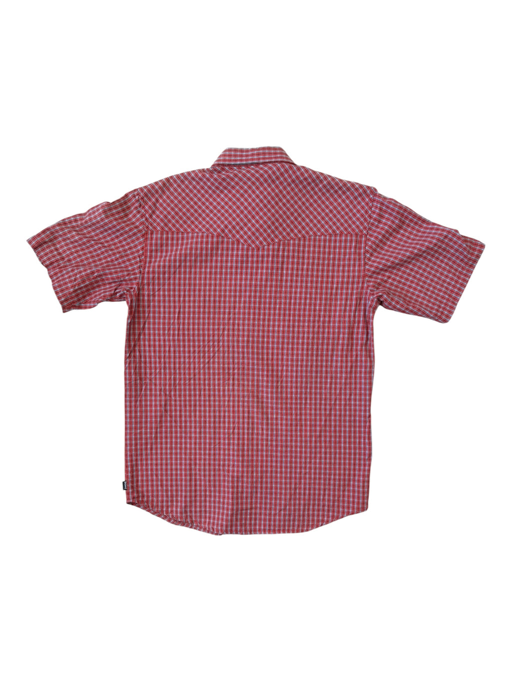 Stussy 00s Checkered Plaid Button Up Size Small