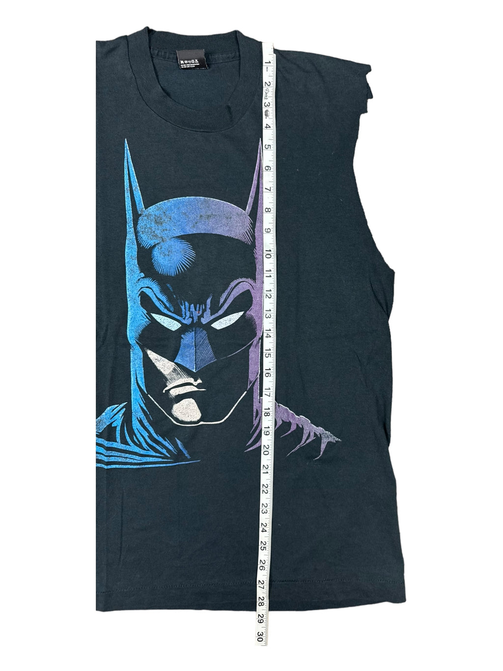 1989 Batman Big Head T-Shirt Black Men Large DC Comics