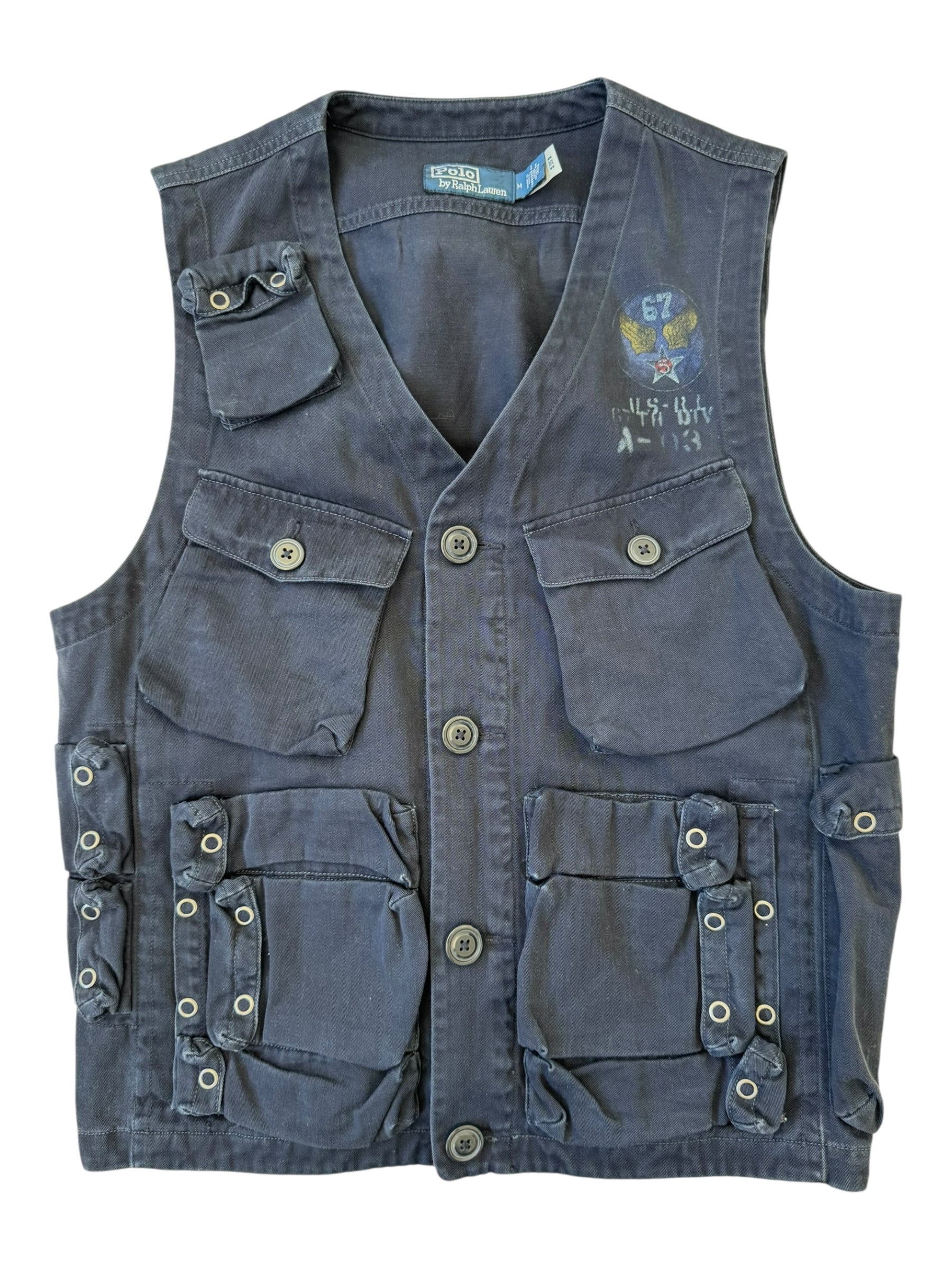 Polo Ralph Lauren Modern Utility Pocket Vest New w/ Tags Size Medium