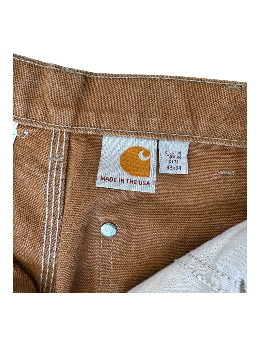 Carhartt 90s Tan Double Knees Size 32 x 34