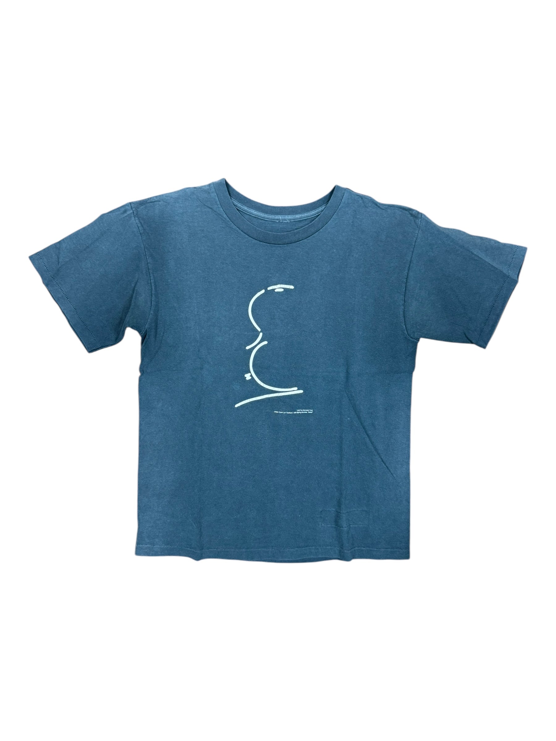 Undercover 90s Face Outline Black T-Shirt Size Medium