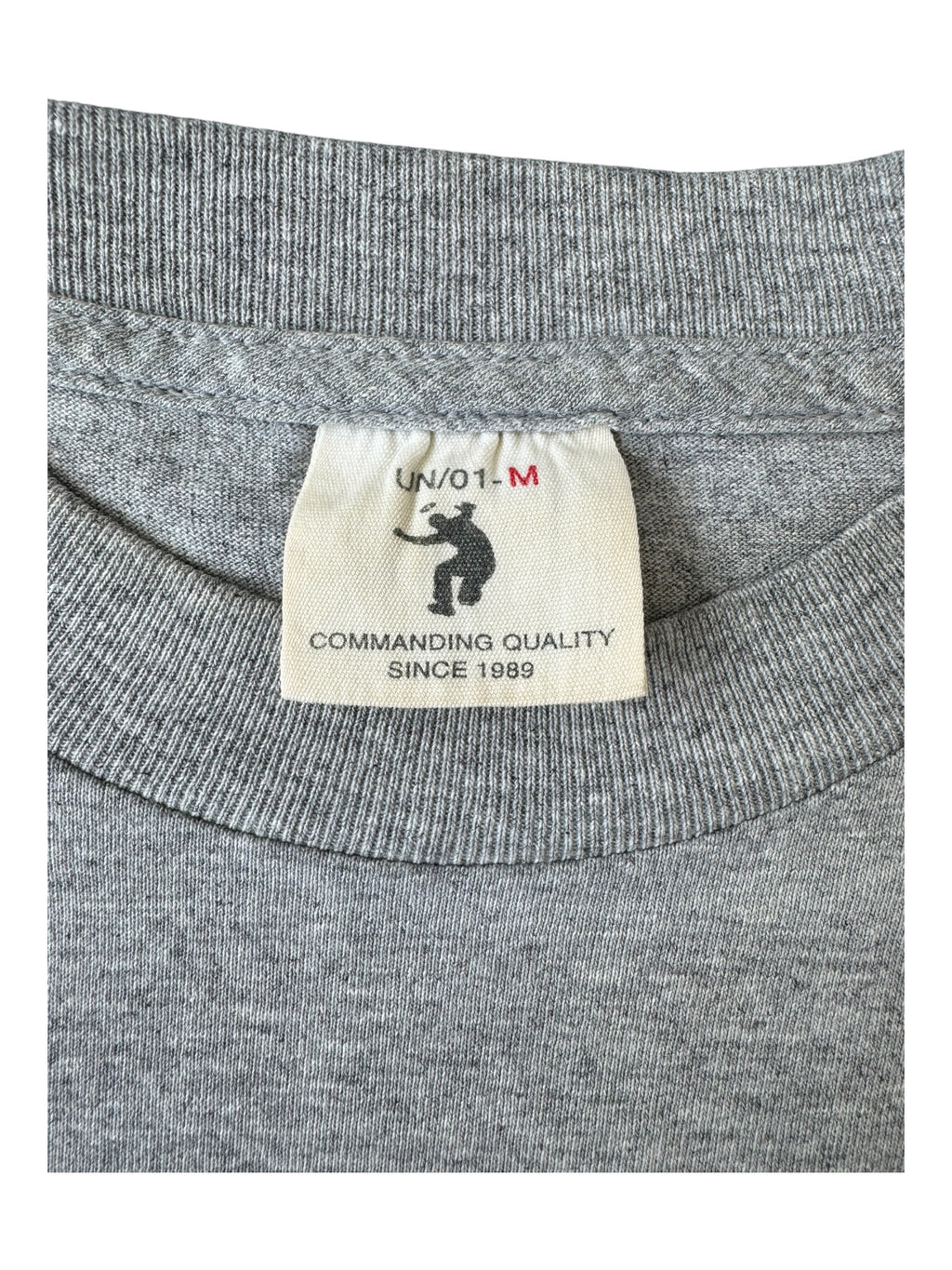 Union 90s Futura Soldier 10 Year Anniversary Grey T-Shirt Size Medium