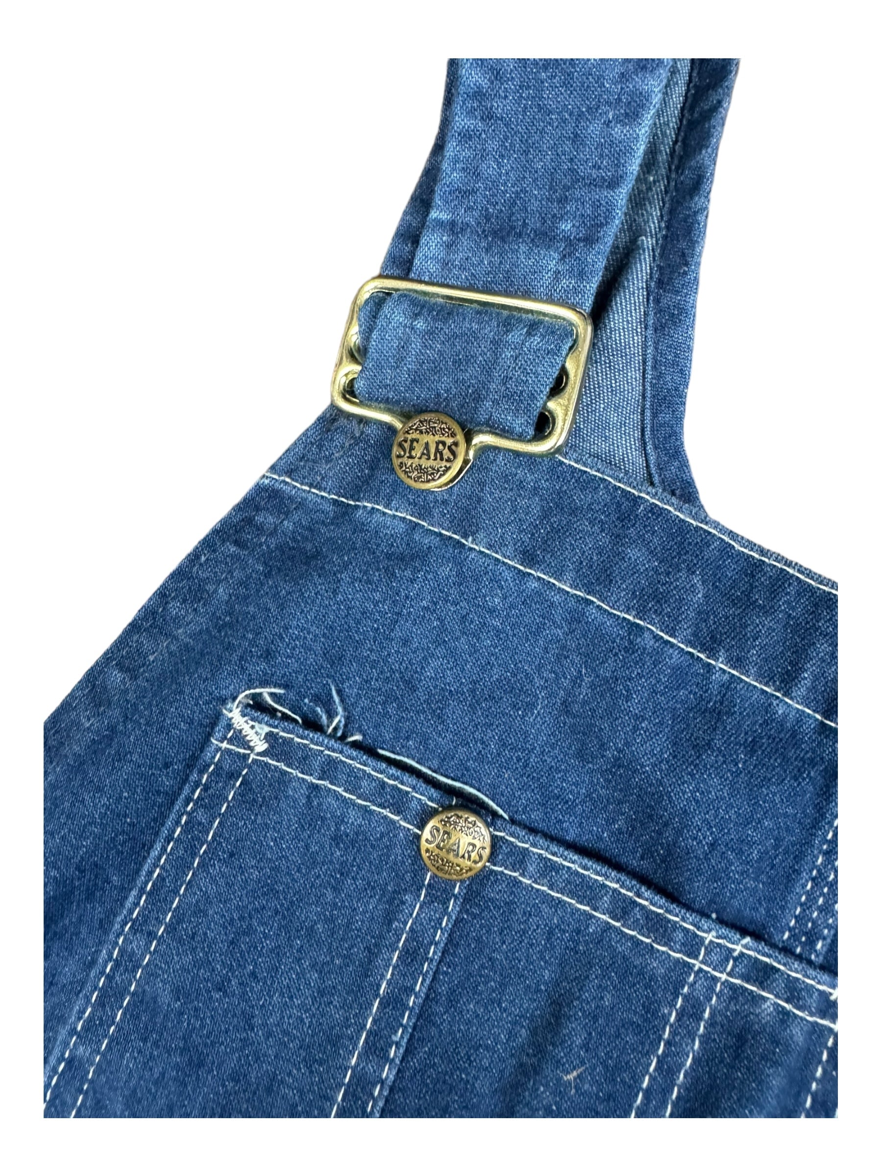 SEARS Denim Jeans Mens Overalls 50s 60s Union United Garment Work AFLCIO