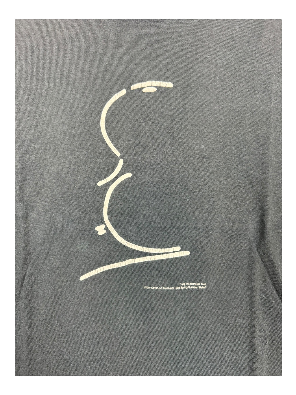 Undercover 90s Face Outline Black T-Shirt Size Medium