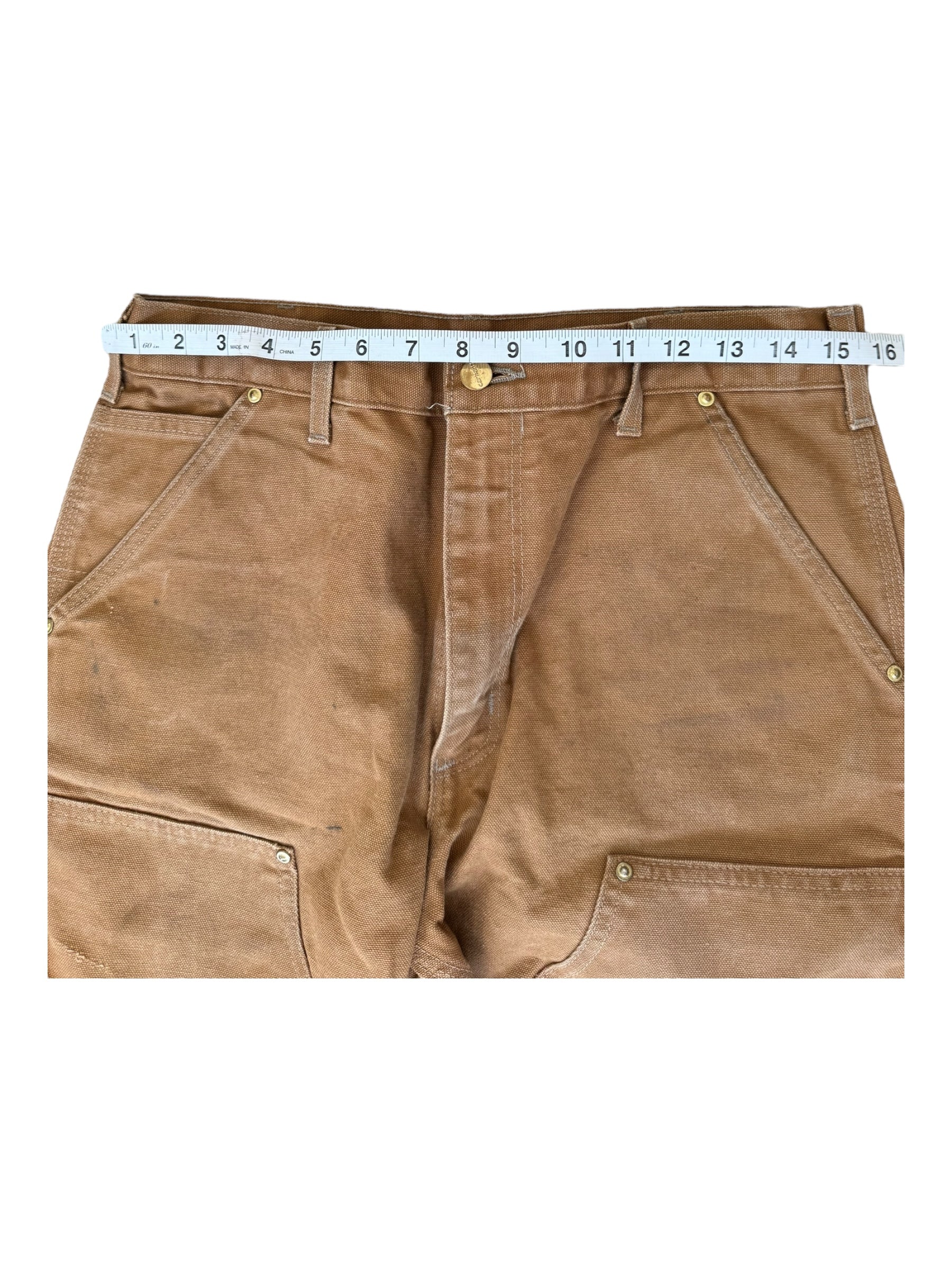 Carhartt 90s Tan Double Knees Size 32 x 34
