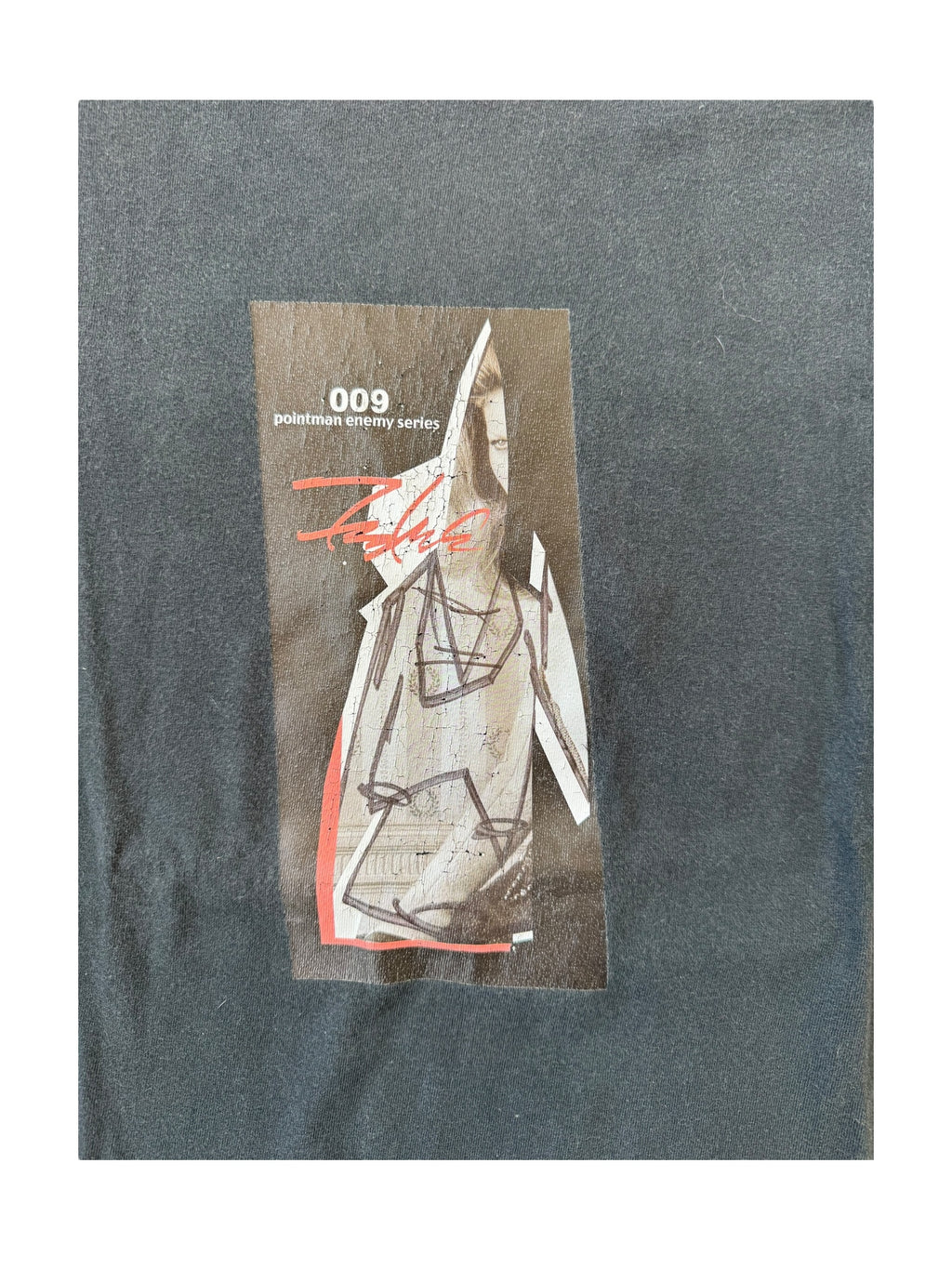 Futura 90s Black Pointman Enemy Series Longsleeve Size Large