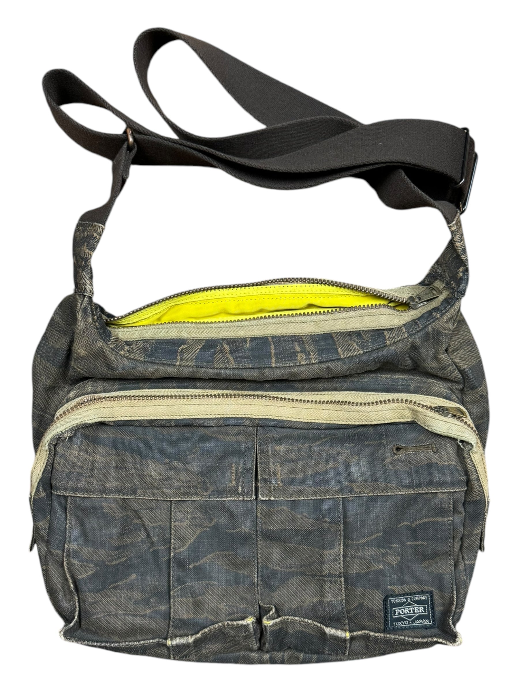 Porter Tokyo 90s Camo Shoulder Bag