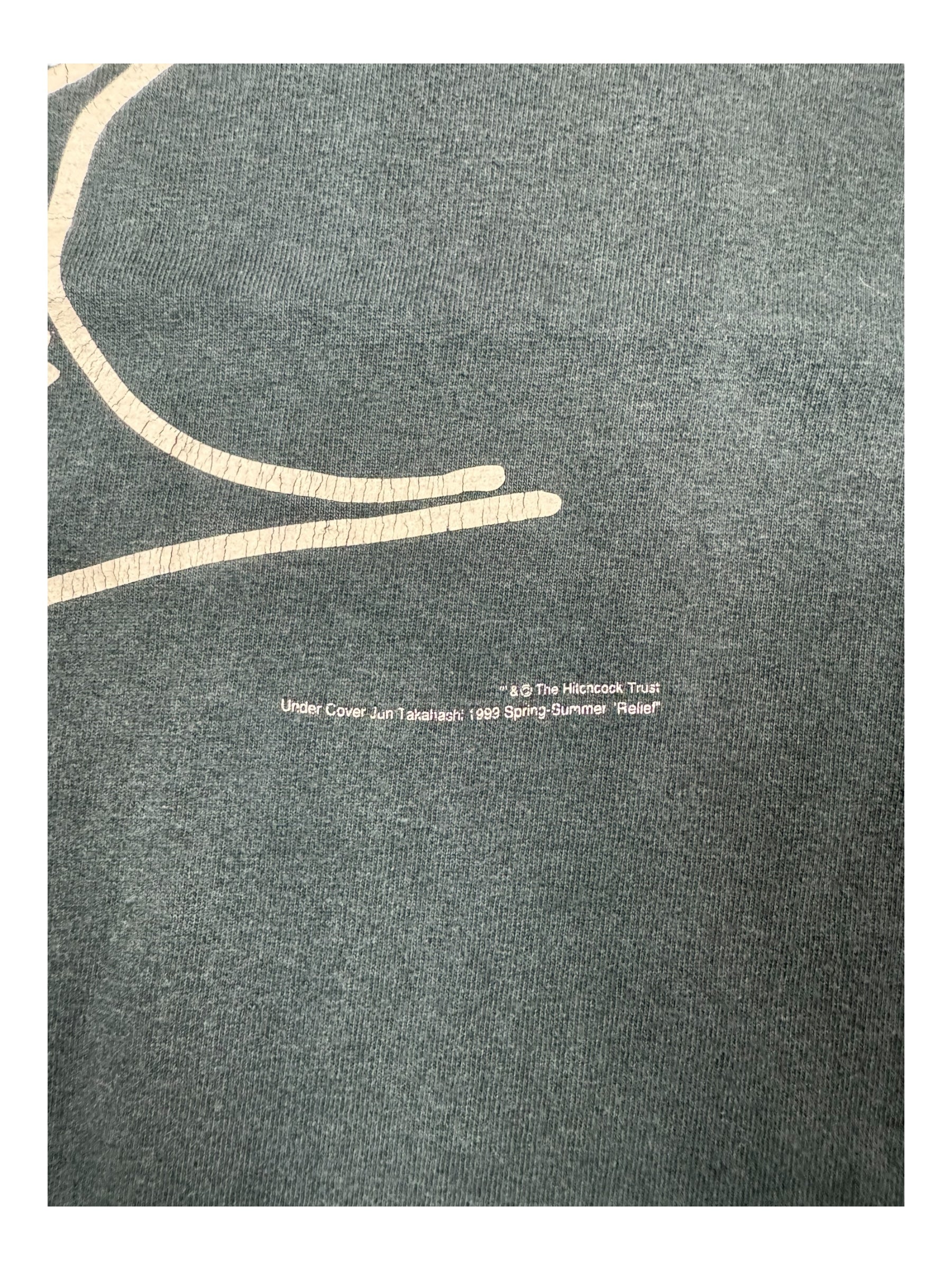 Undercover 90s Face Outline Black T-Shirt Size Medium