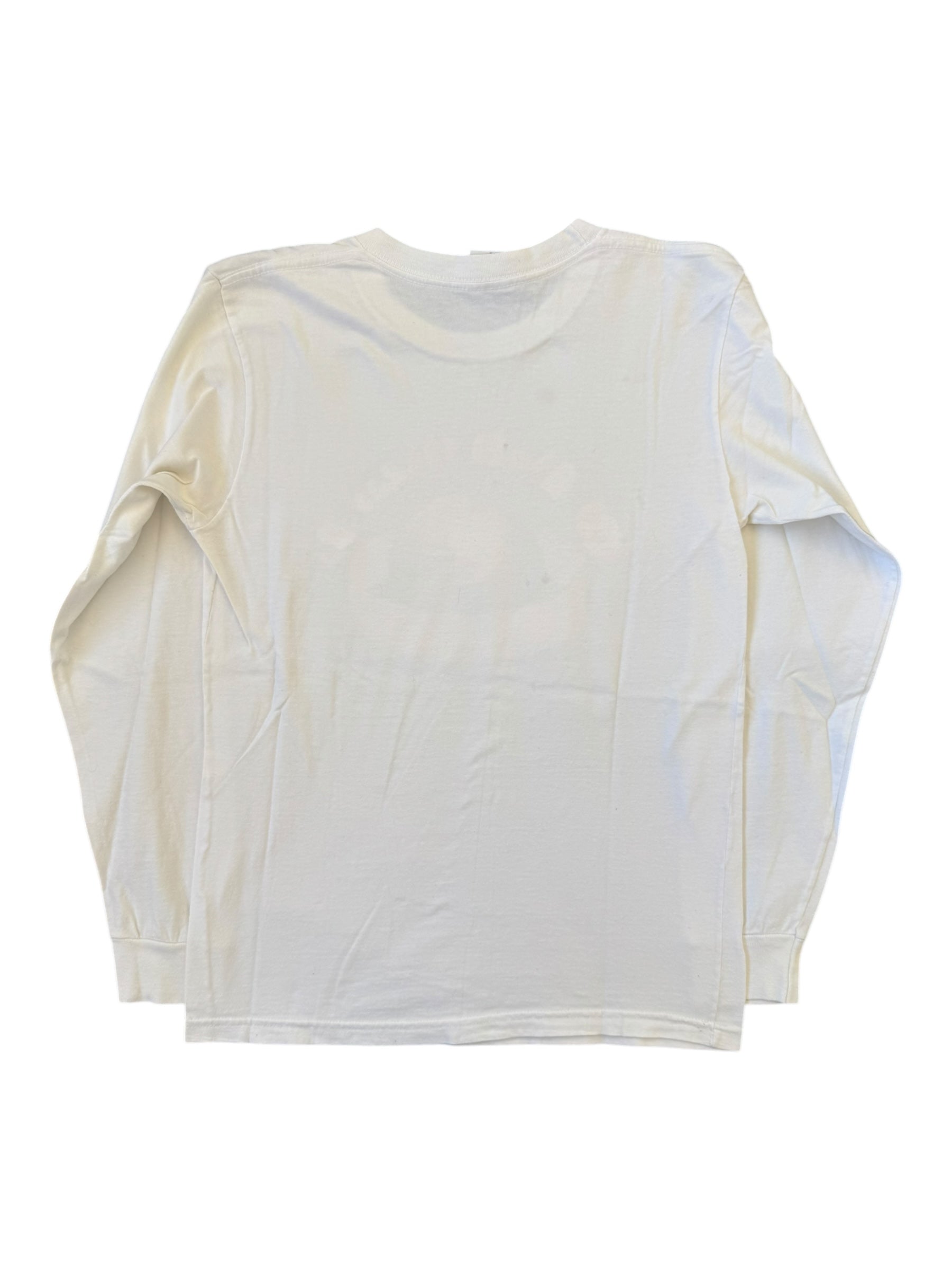 Supreme FW15 Worldwide Long Sleeve Flags White T-Shirt Size Small