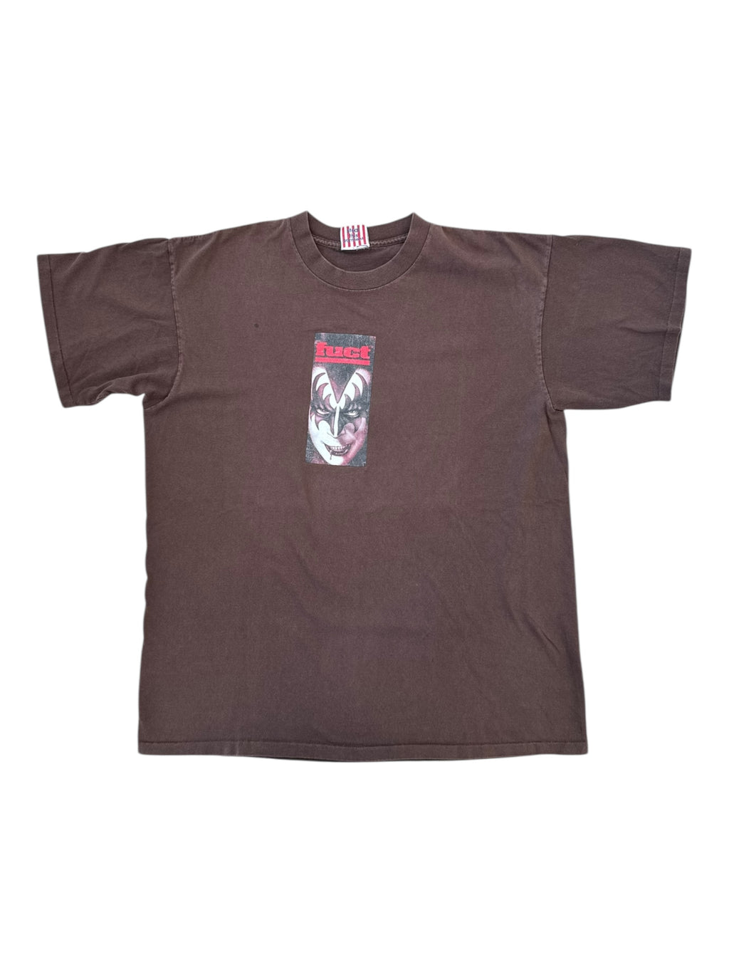 Fuct 90s Brown Gene Simmons Box Logo Size XL