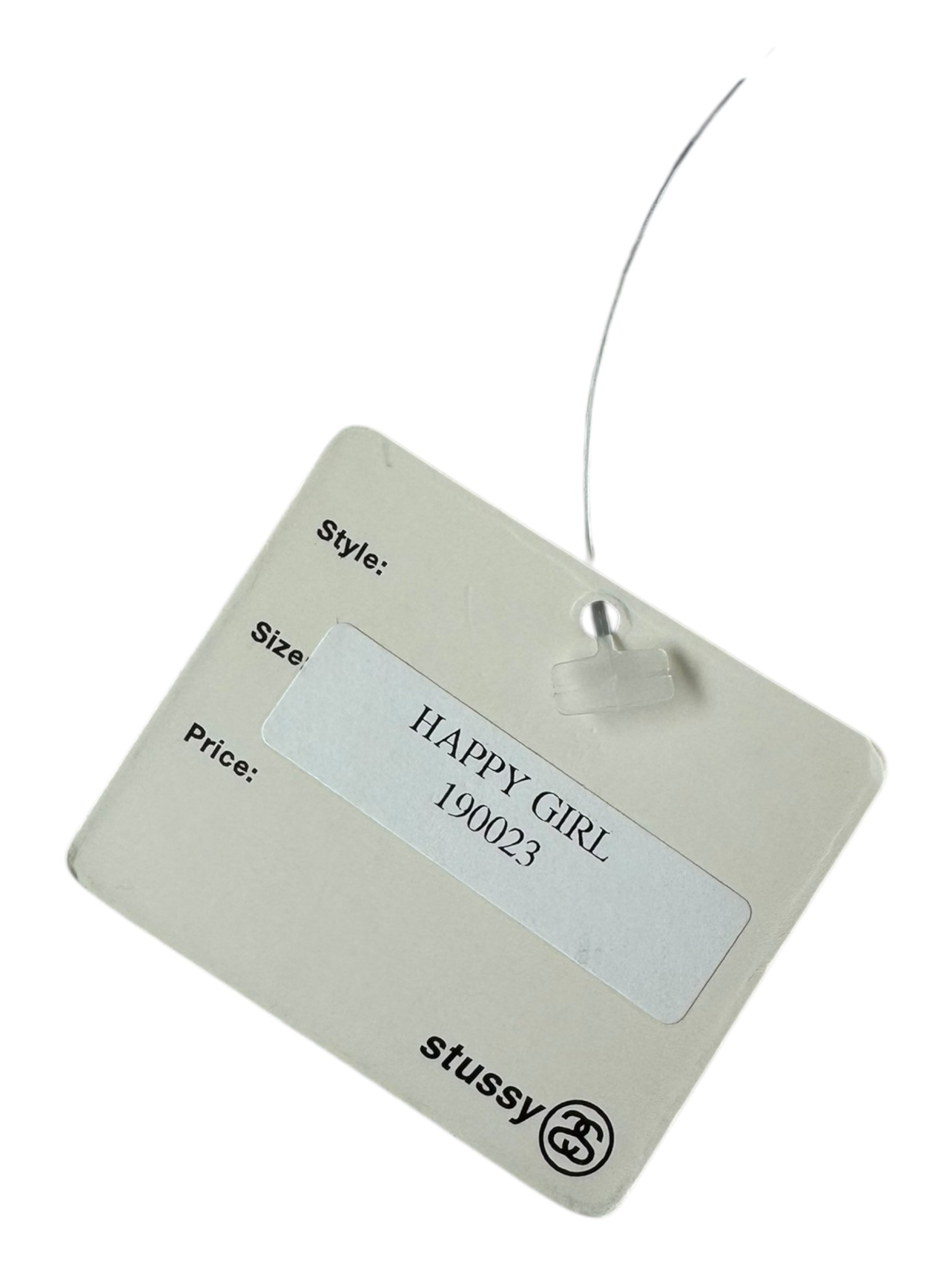 Stussy 90s Happy Girl White T-shirt Size Large Deadstock w/ Tags