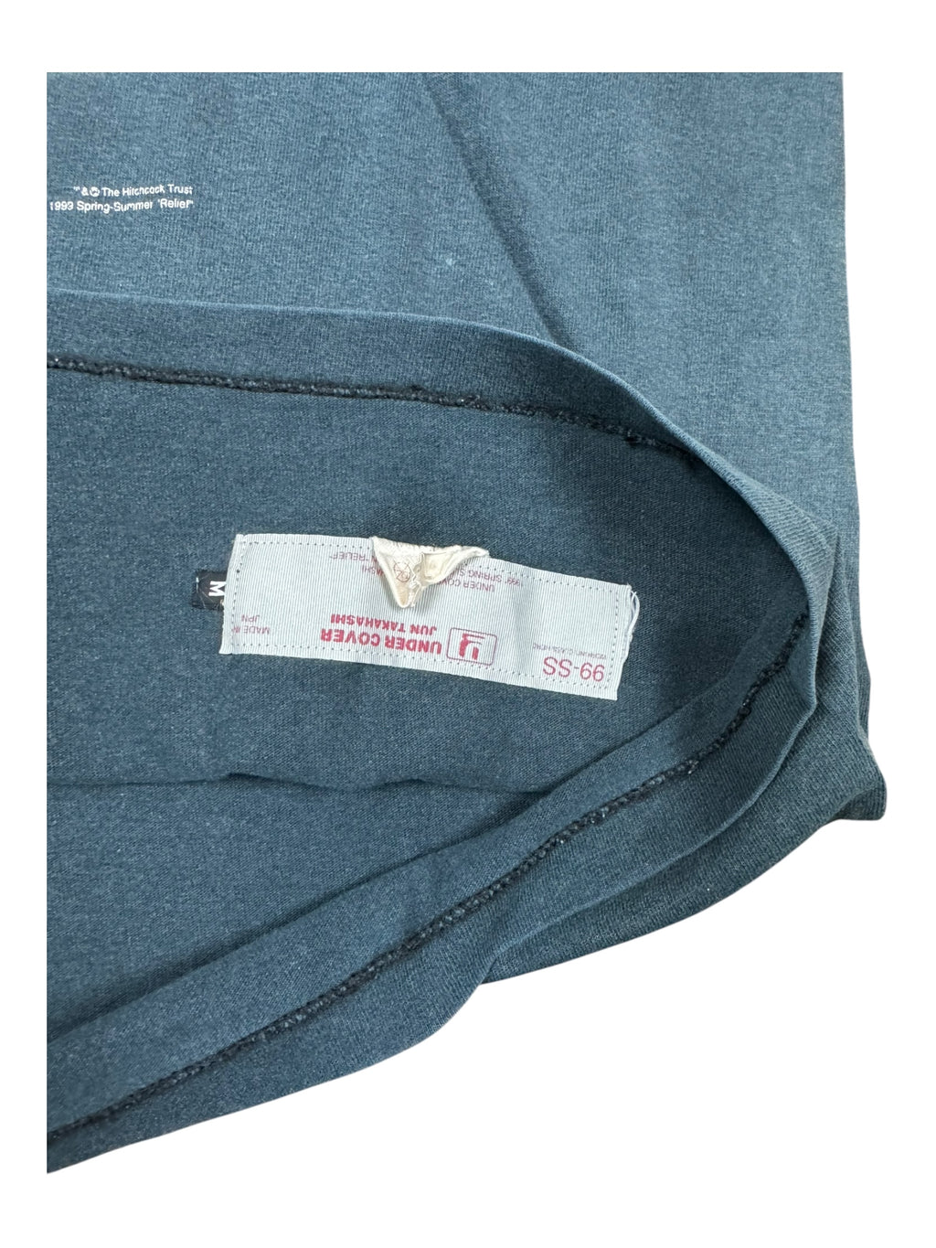 Undercover 90s Face Outline Black T-Shirt Size Medium