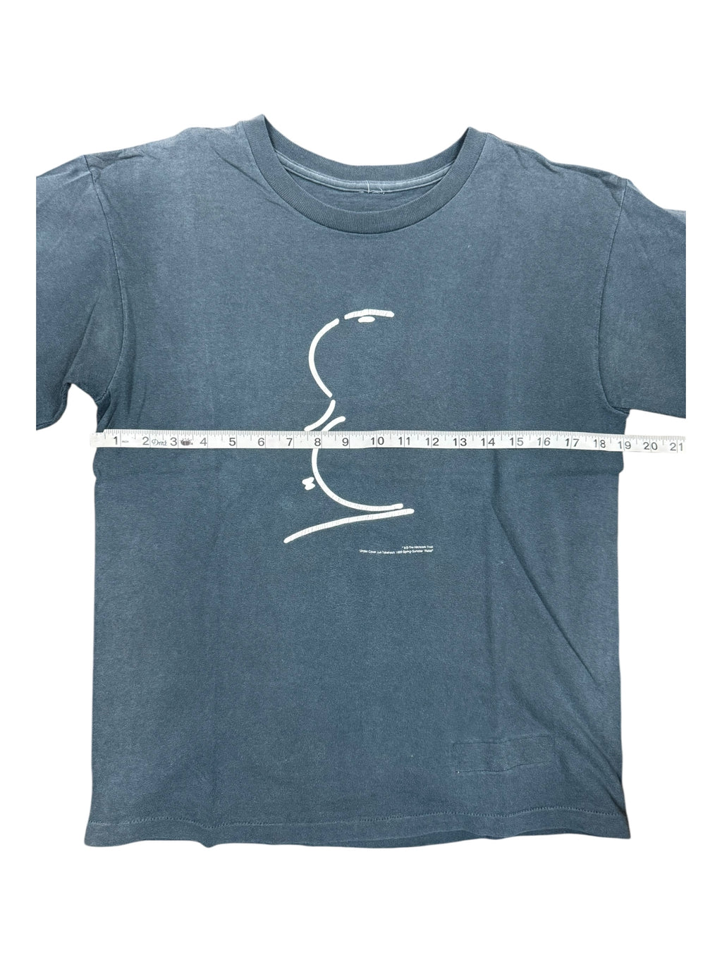 Undercover 90s Face Outline Black T-Shirt Size Medium