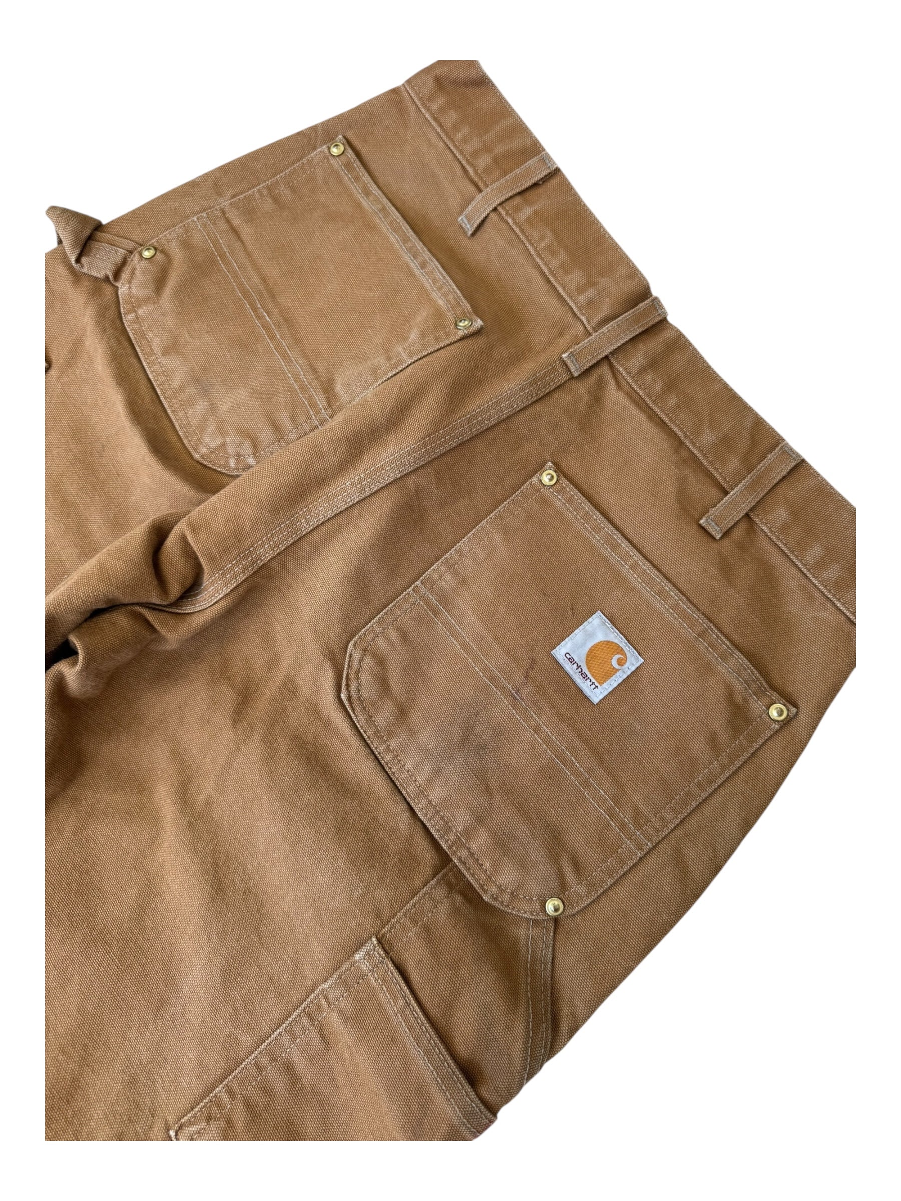 Carhartt 90s Tan Double Knees Size 32 x 34