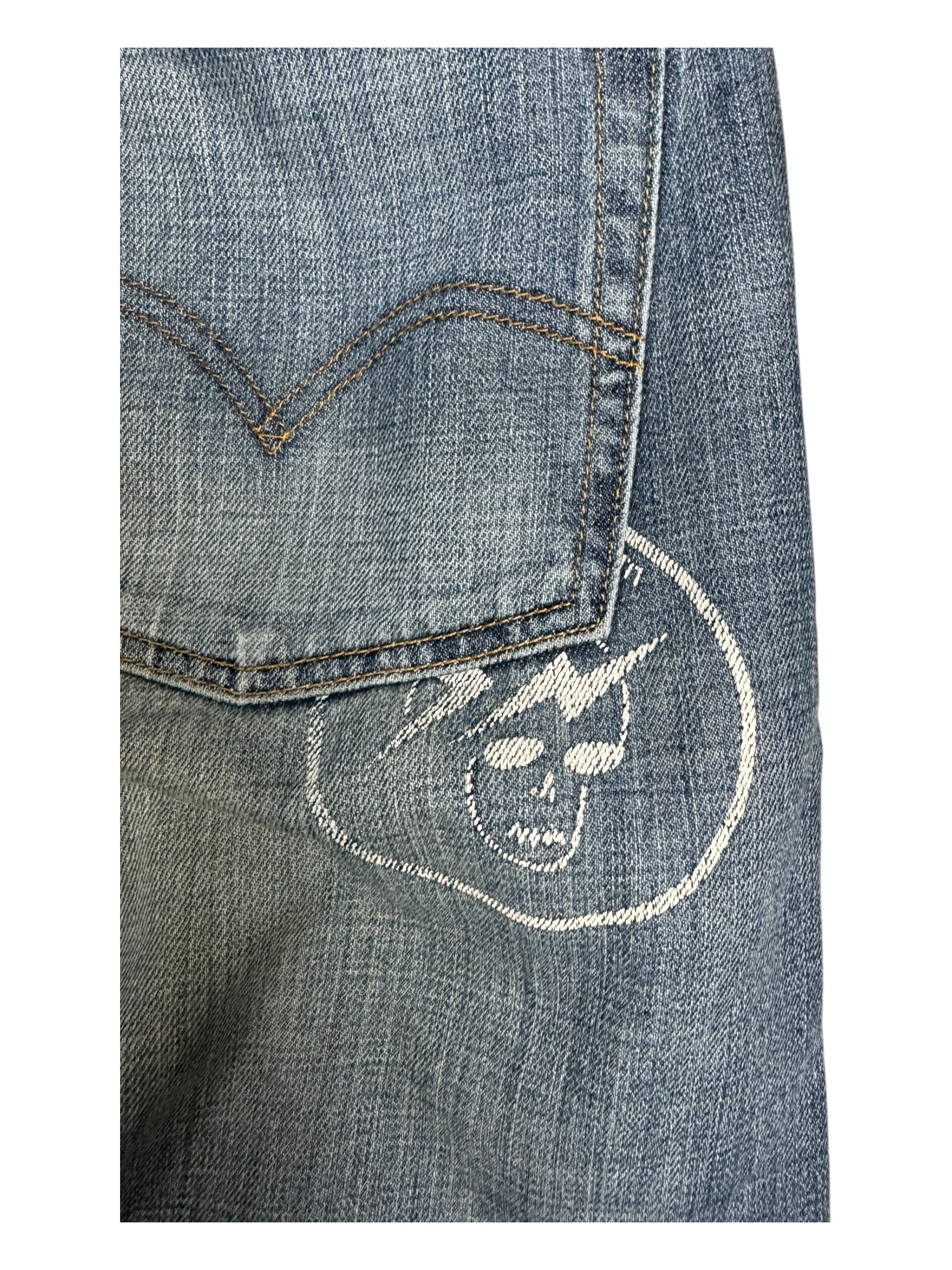 Fragment Design x Levis Side Zipper Denim Jeans Size 32