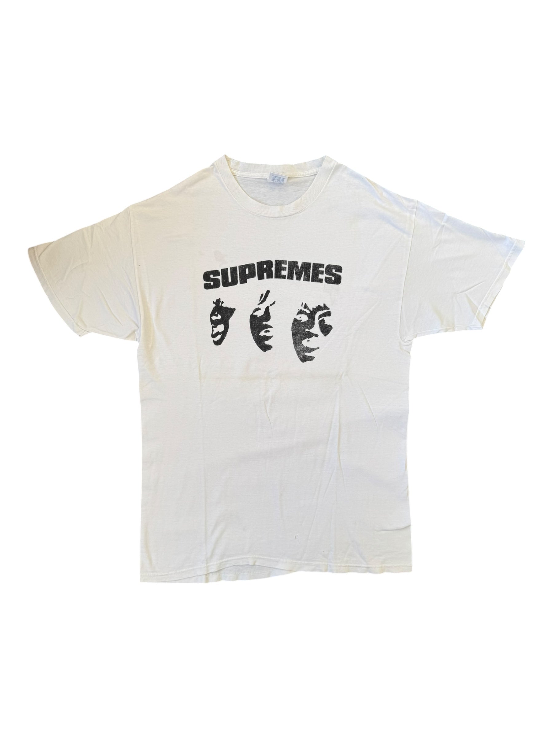 Supreme 2001 The Supremes White T-Shirt Size Large